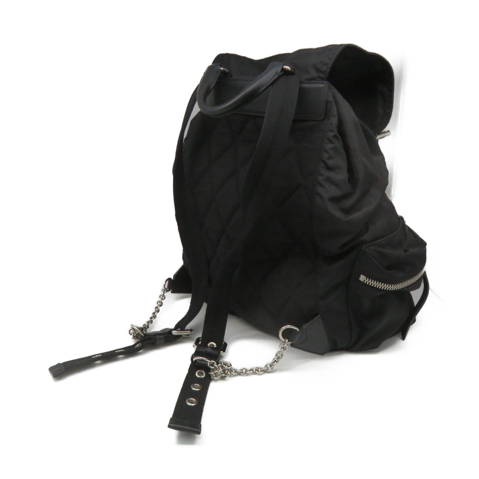 BURBERRY nylon Backpack backpack black