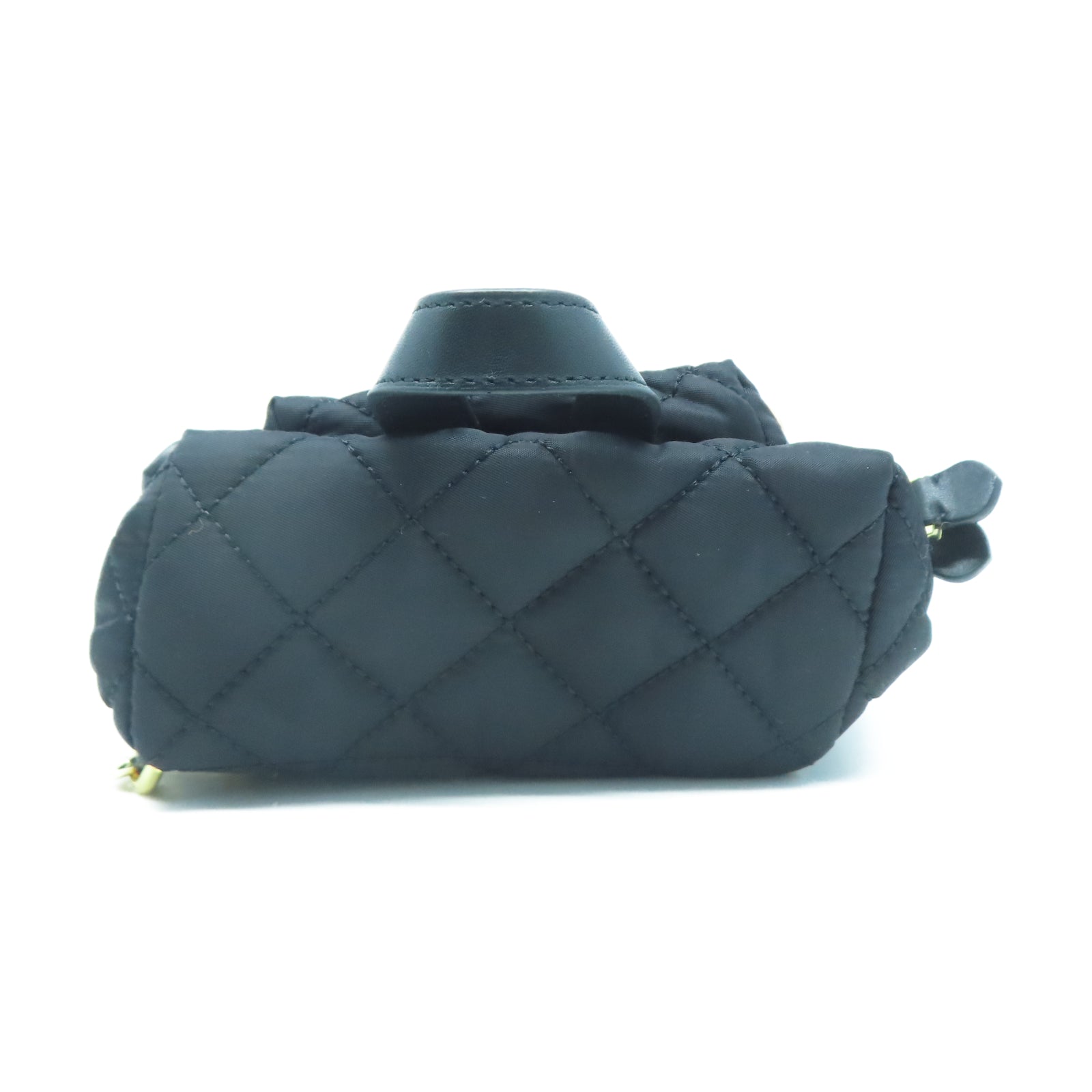 MOSCHINO 尼龍Mini Backpack背包金扣背包黑色