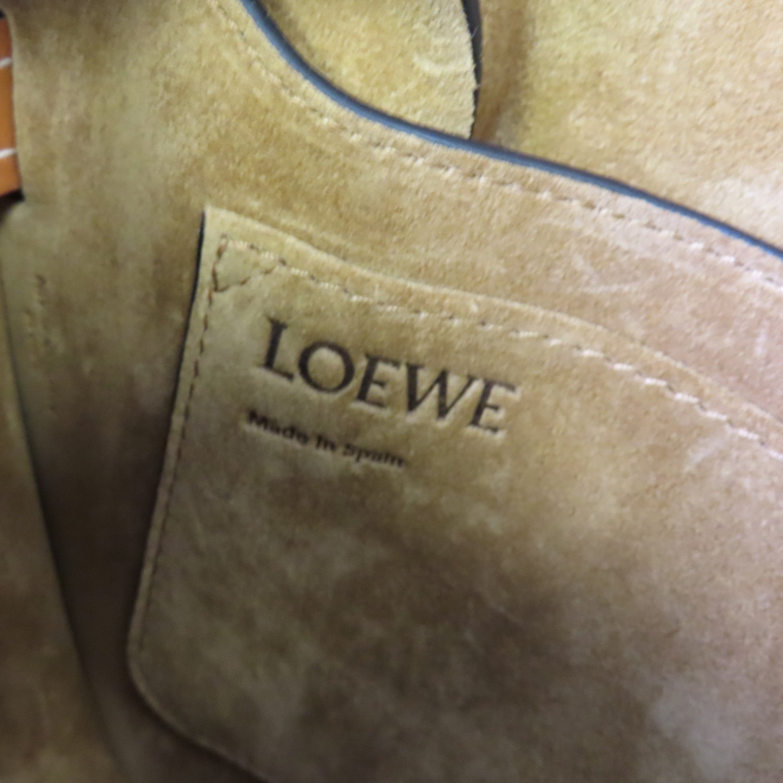 LOEWE 牛皮皮革Gate Shoulder Bag肩背袋啡色/紅色