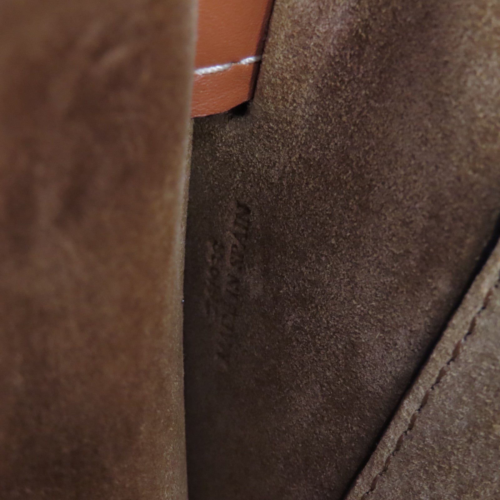 LOEWE 牛皮皮革Gate Shoulder Bag肩背袋啡色/紅色