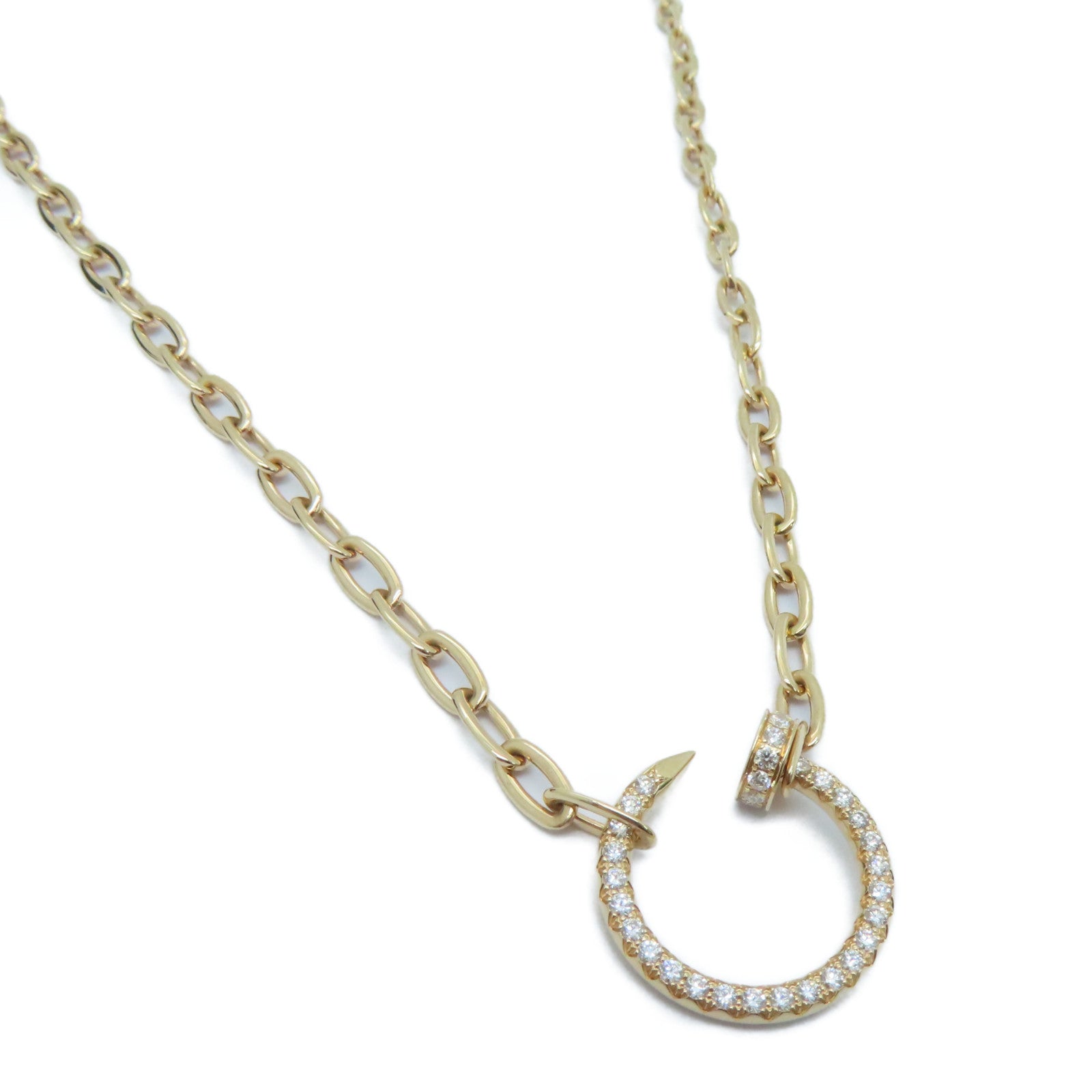 CARTIER 18K玫瑰金Just Un Clou Cartier Necklace钻石颈錬