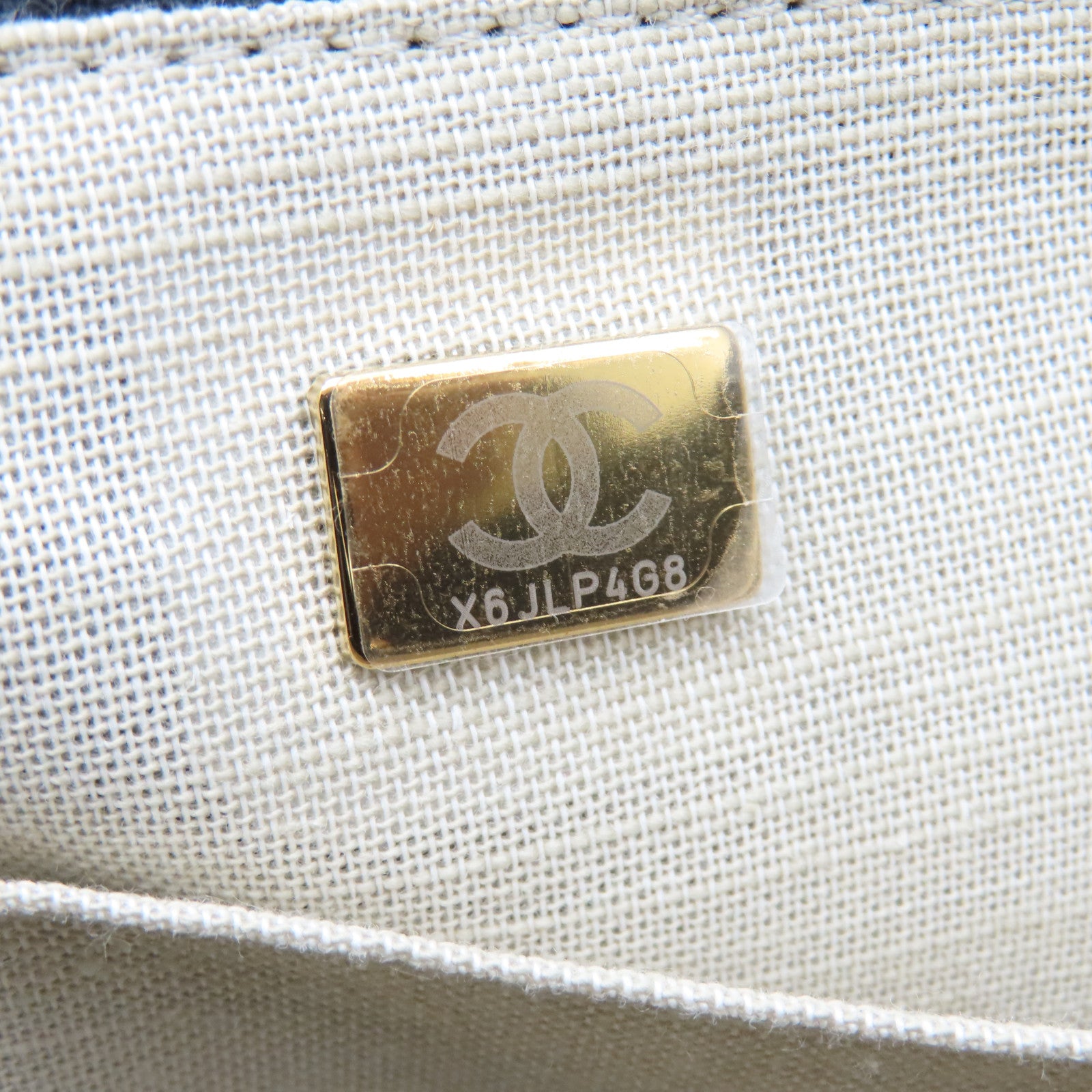 CHANEL 帆布Deauville Tote Medium銀扣手挽肩背兩用袋黑色