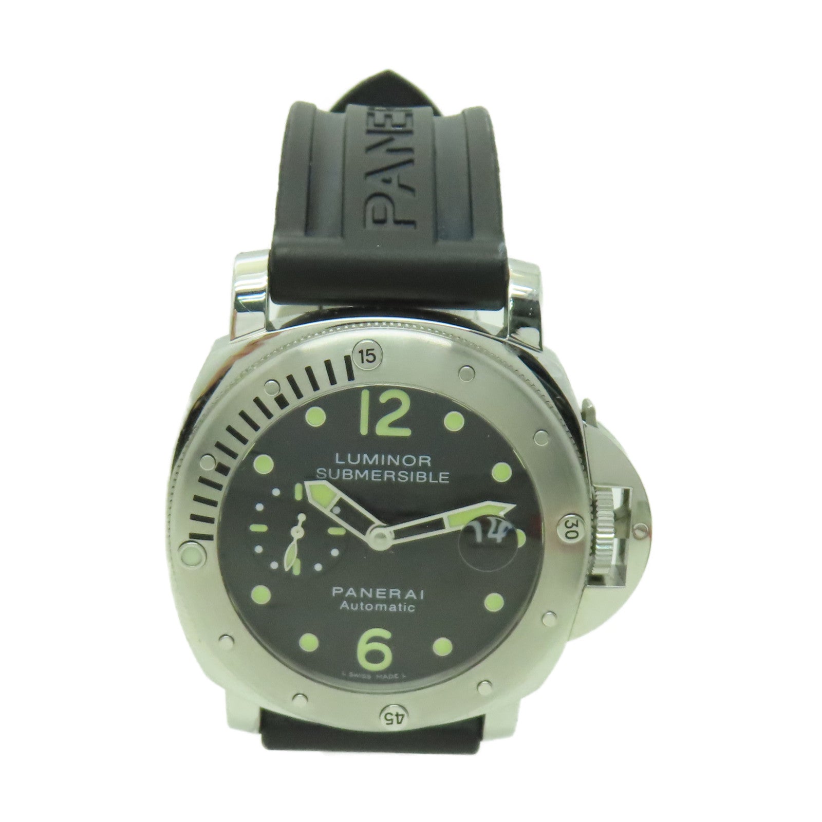 PANERAI Luminor不鏽鋼自動機芯手錶黑色
