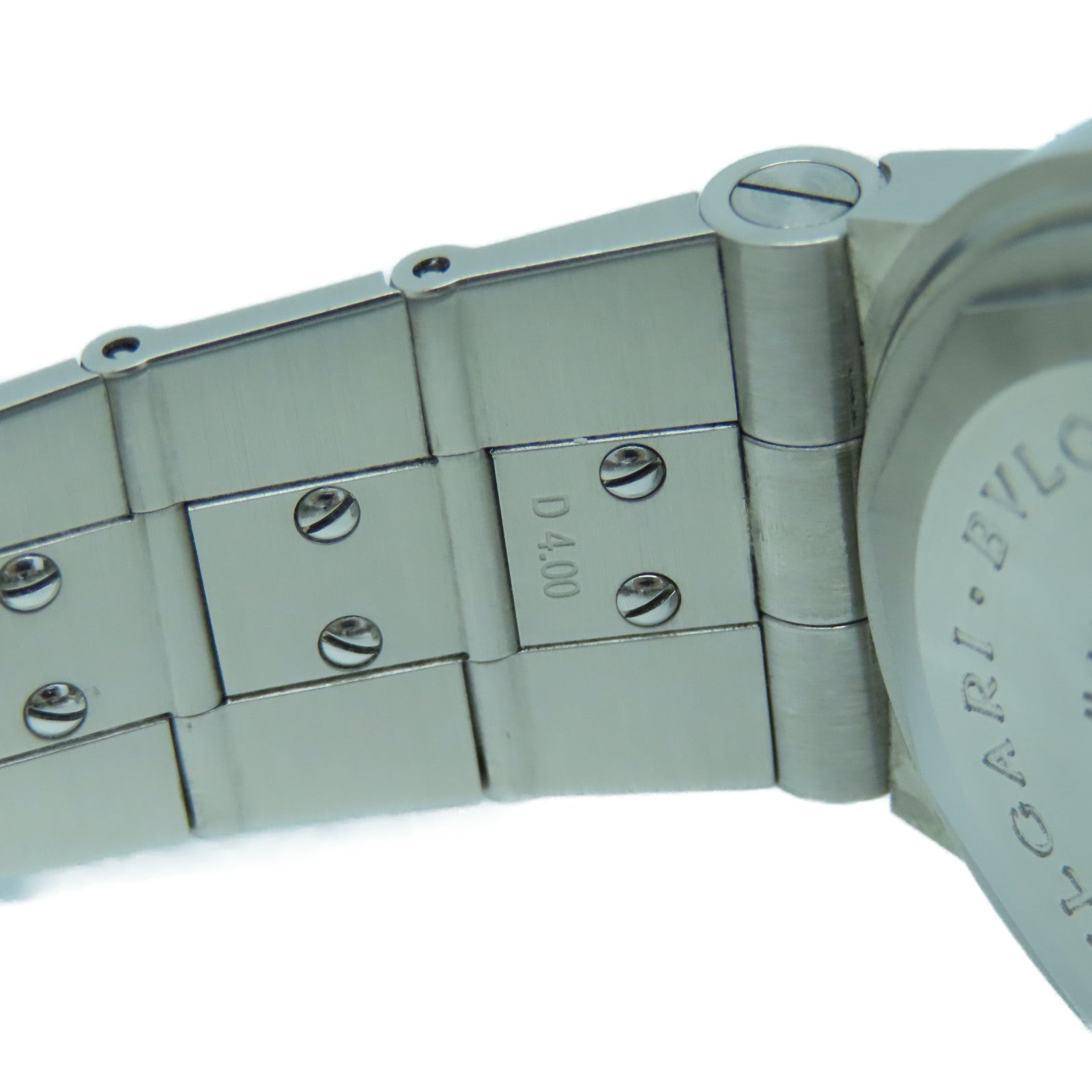 BVLGARI Watch不鏽鋼手錶自動機芯黒色