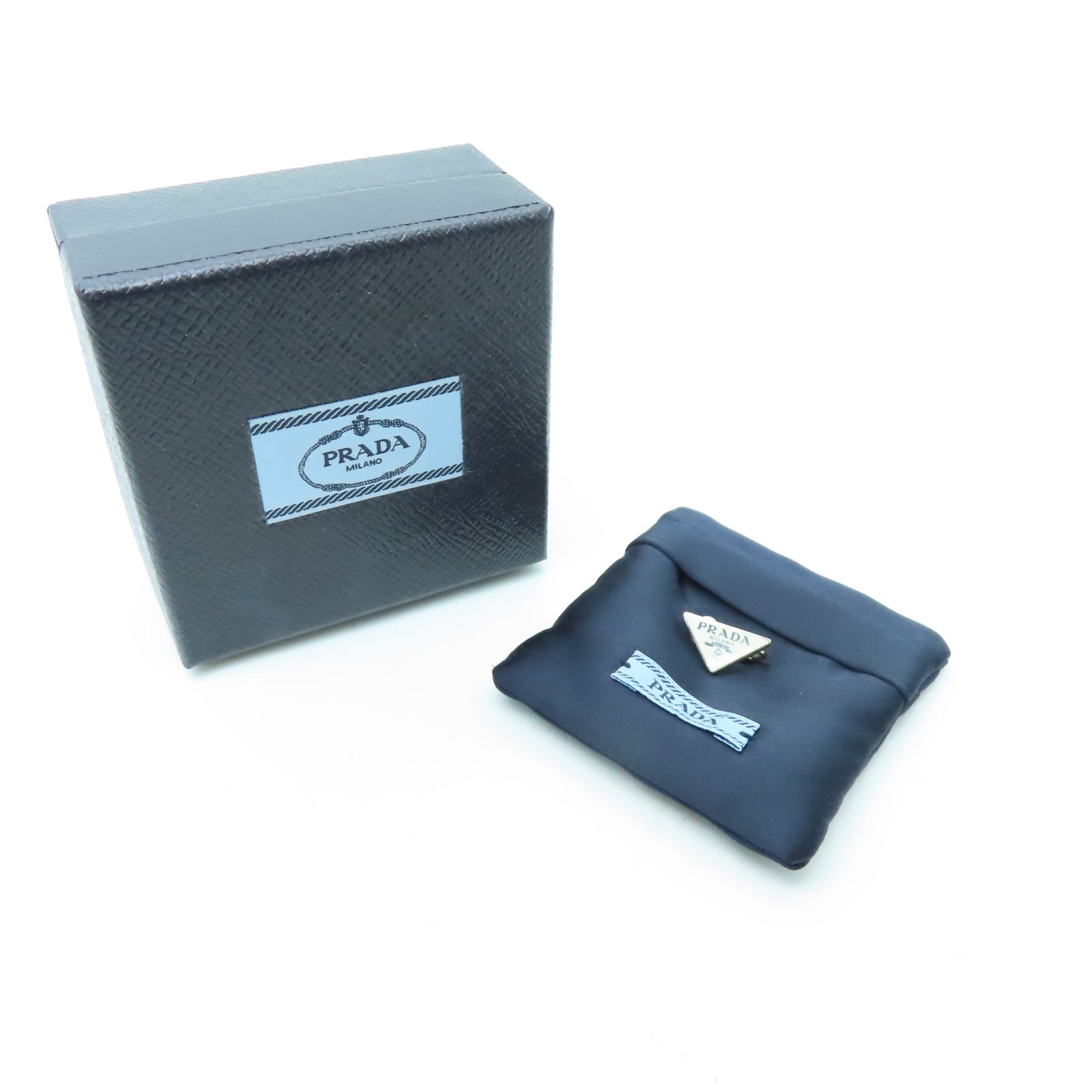 PRADA 金屬Earring耳環銀色
