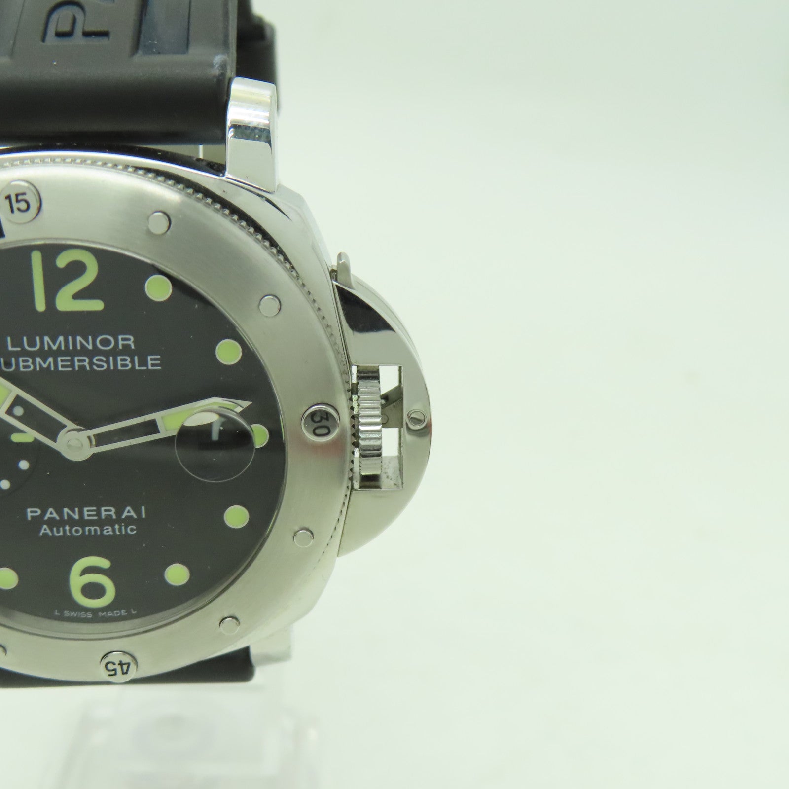 PANERAI Luminor不鏽鋼自動機芯手錶黑色