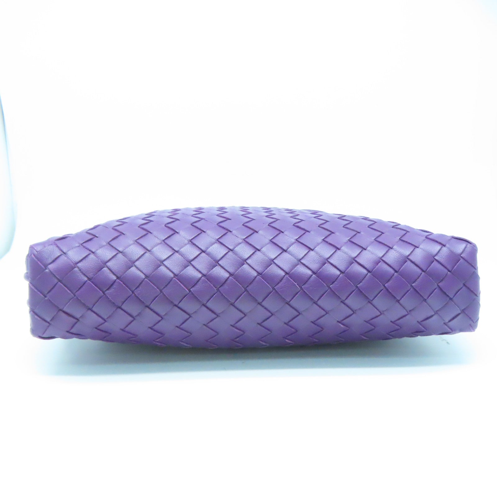 BOTTEGA VENETA 织纹皮革Shoulder Bag肩背袋紫色