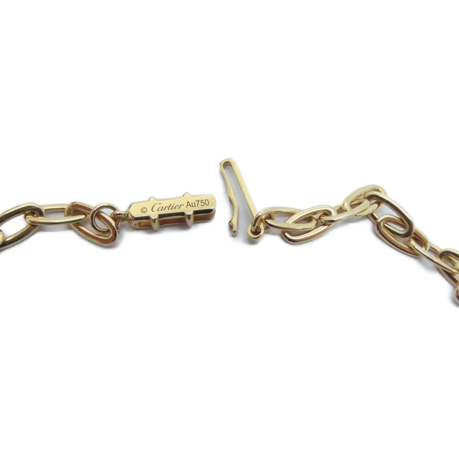 CARTIER 18K玫瑰金Just Un Clou Cartier Necklace钻石颈錬