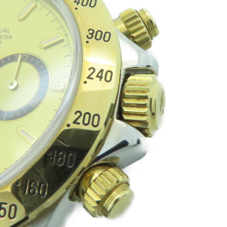 ROLEX 【激減優惠】Daytona K18黃金/不鏽鋼手錶自動機芯金色