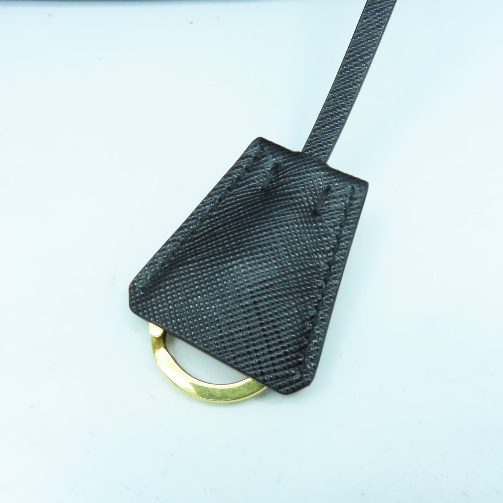 PRADA 尼龍/牛皮皮革2 Way Shoulder Bag金扣手挽肩背兩用袋黑色