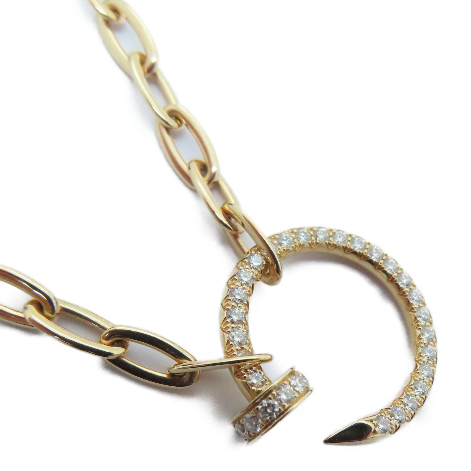 CARTIER 18K玫瑰金Just Un Clou Cartier Necklace钻石颈錬
