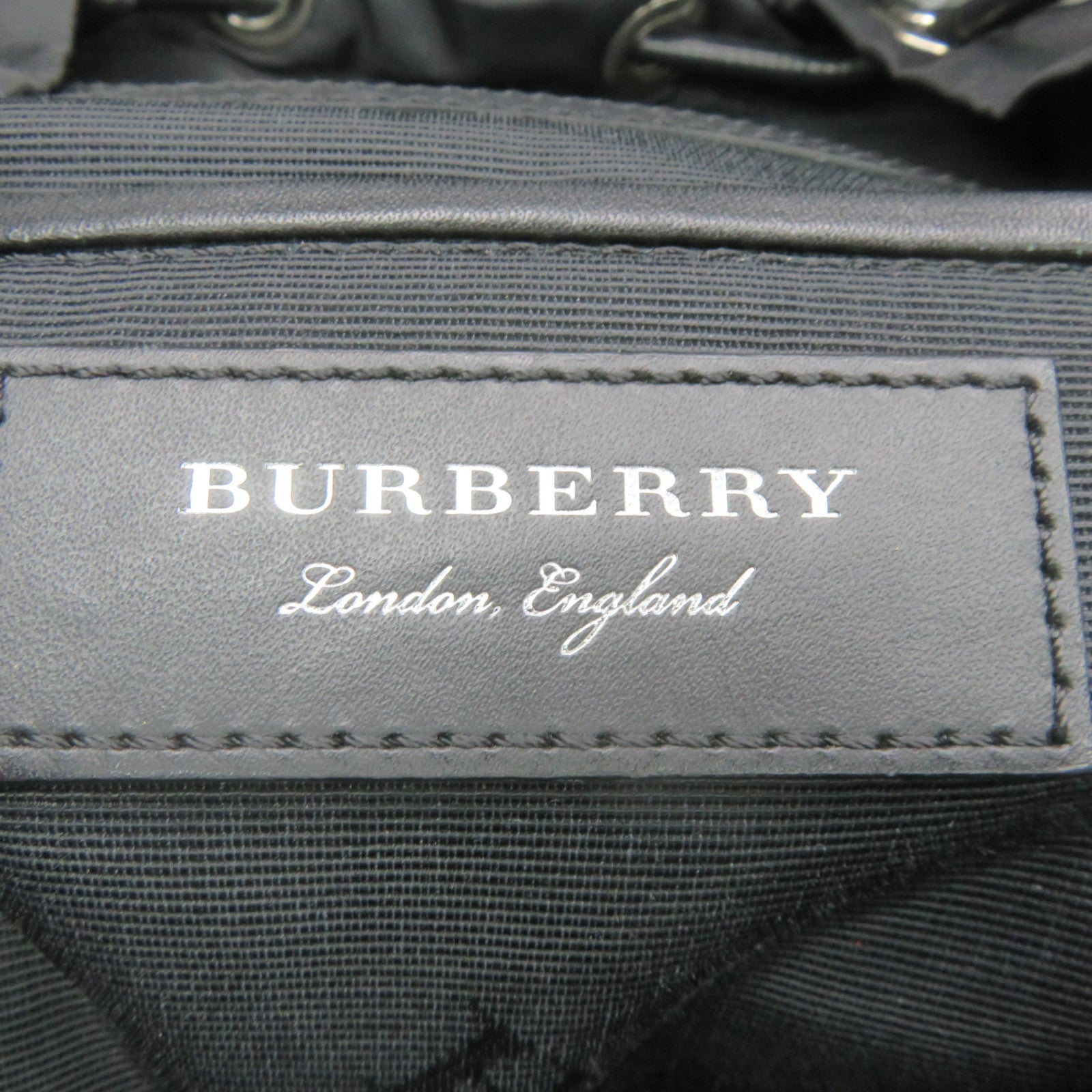 BURBERRY nylon Backpack backpack black