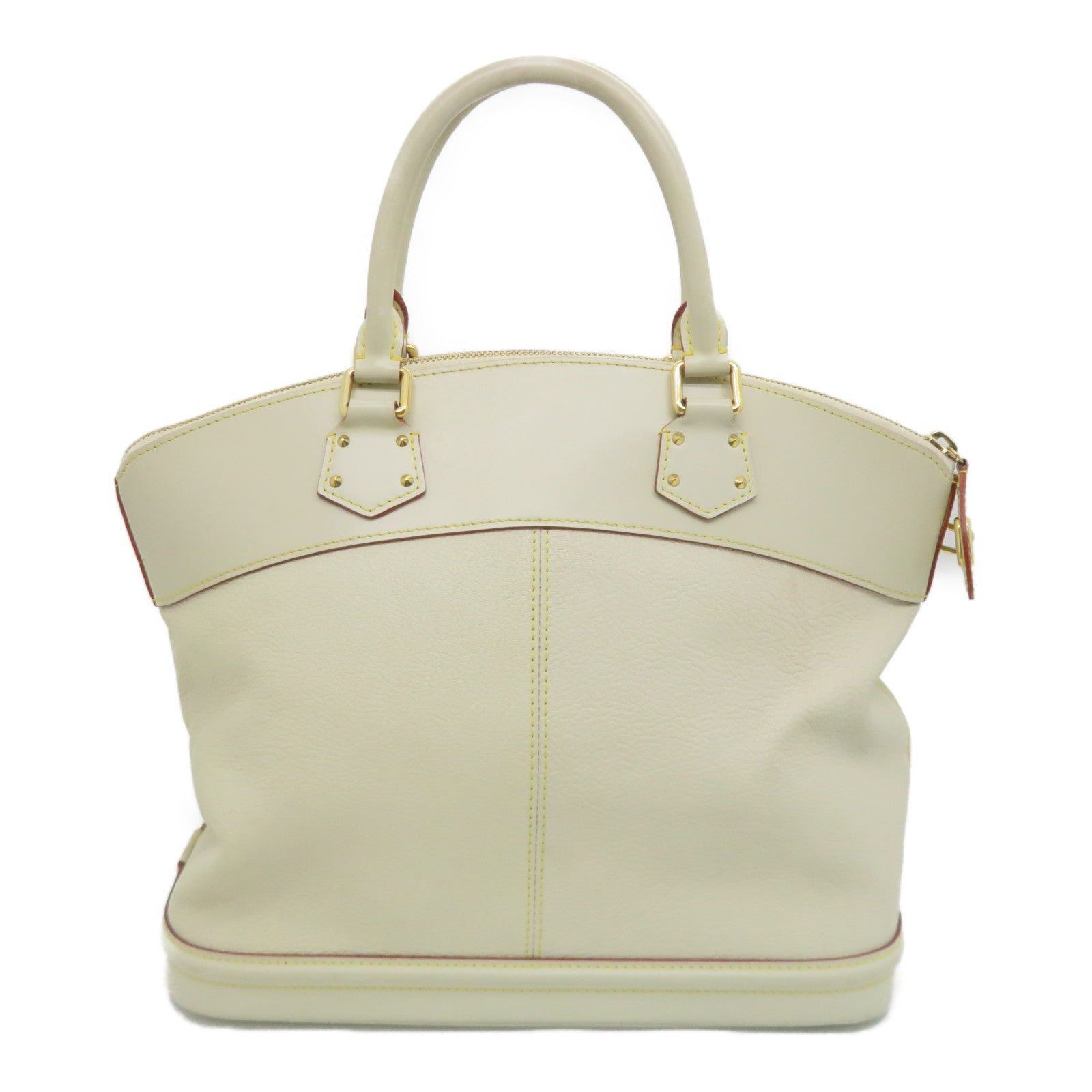 LOUIS VUITTON 【激減優惠】Suhali皮革Lockit手挽袋白色/Ivory