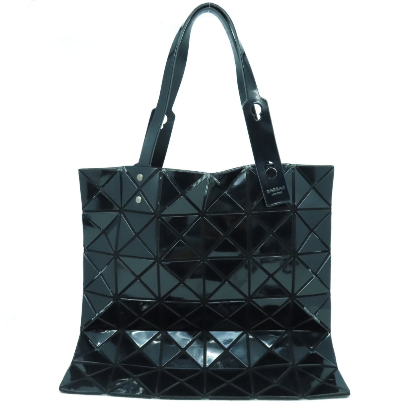 me ISSEY MIYAKE PVC Bao Bao銀扣手挽袋黑色