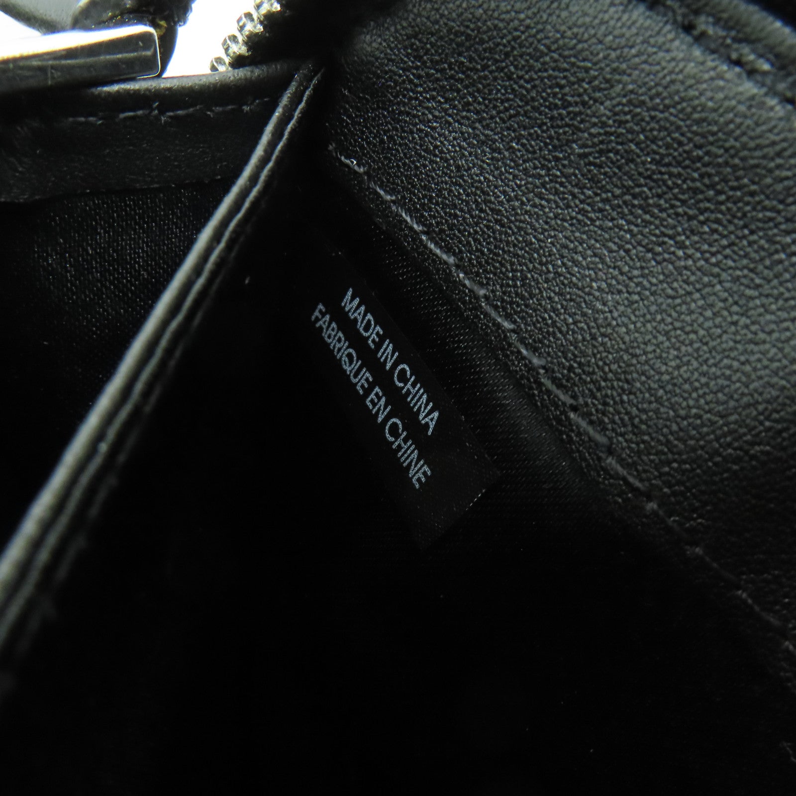 MOSCHINO 尼龍Zippied Long Wallet銀扣長錢包黒色