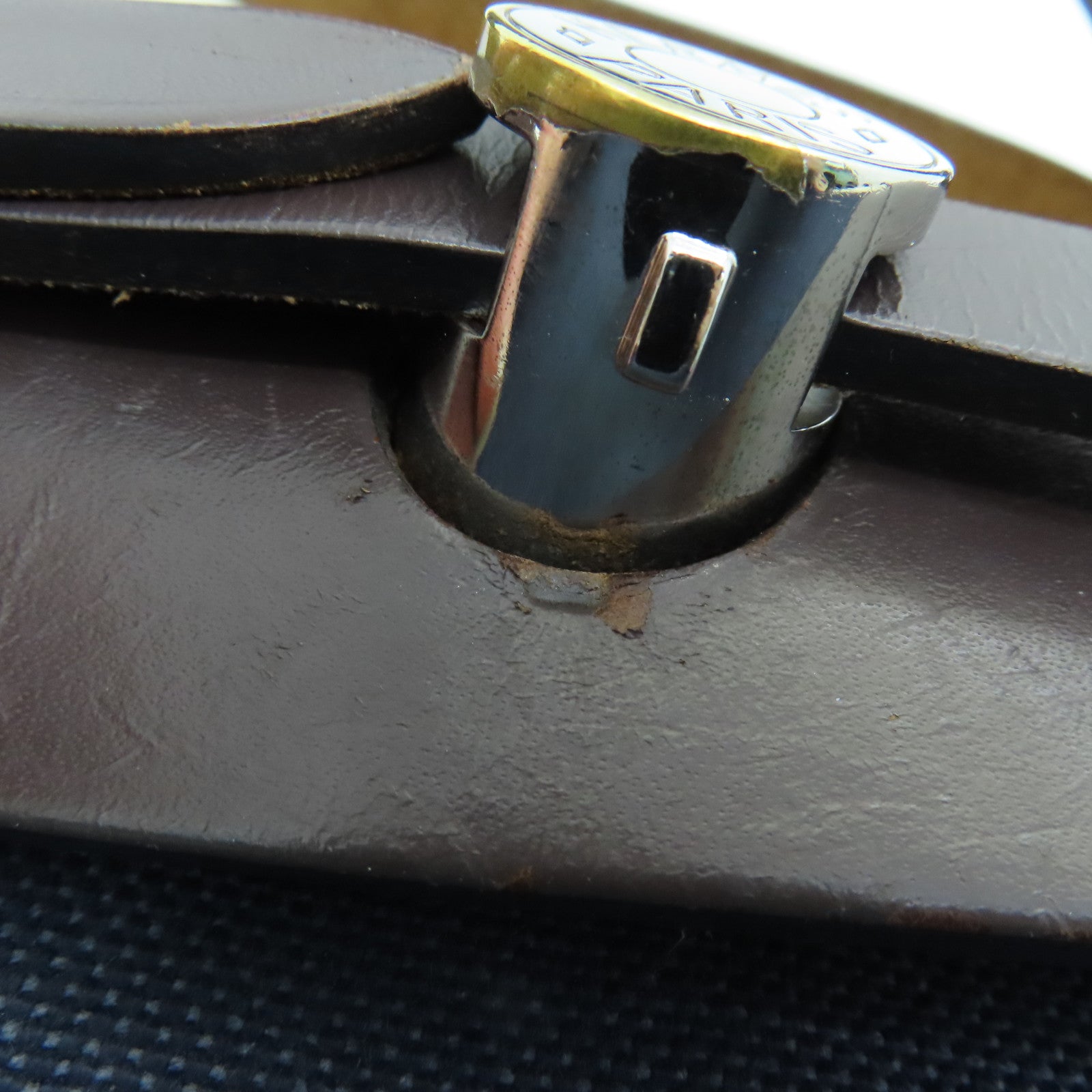 HERMES 帆布Herbag PM银扣肩带包Blue Saphire蓝色