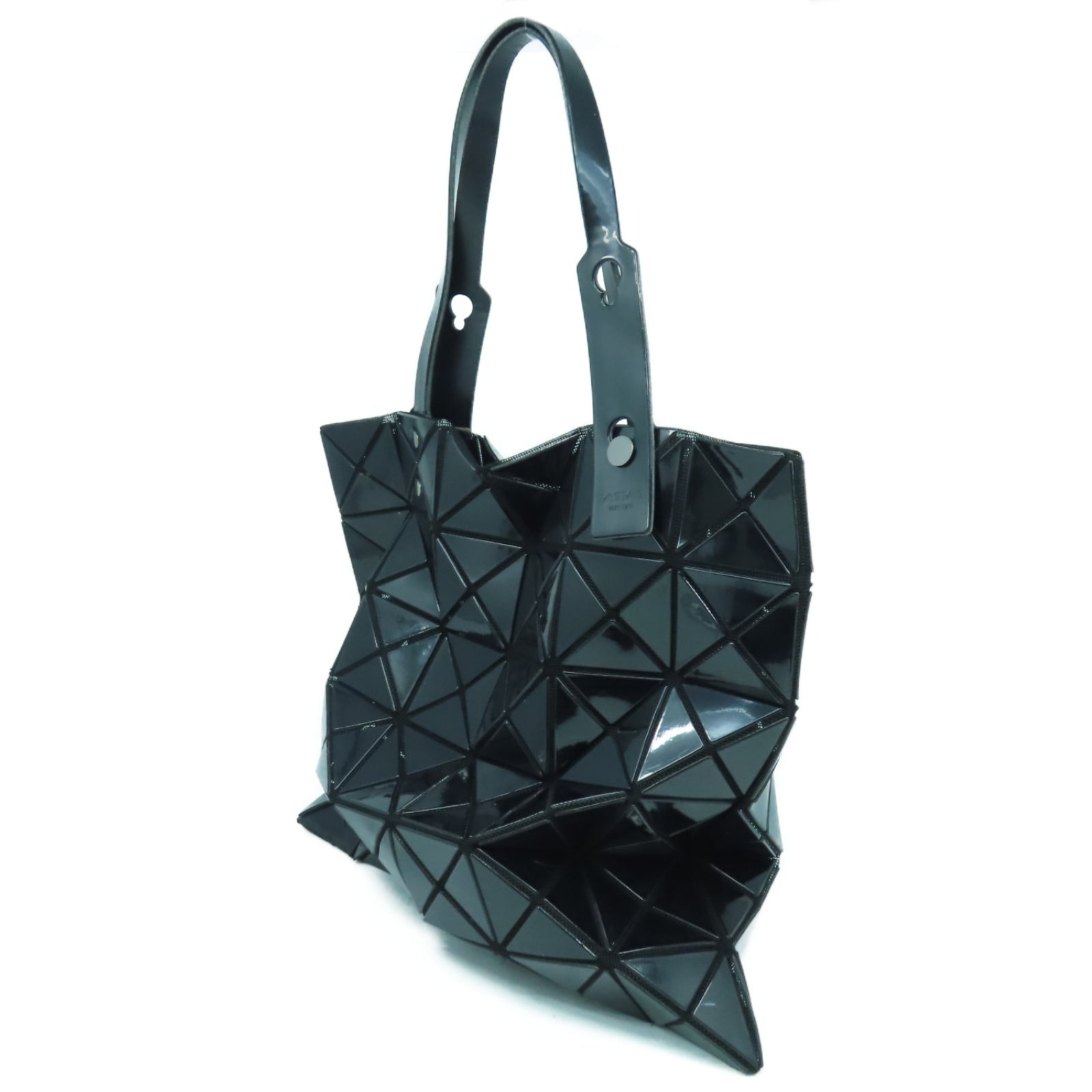 me ISSEY MIYAKE PVC Bao Bao銀扣手挽袋黑色
