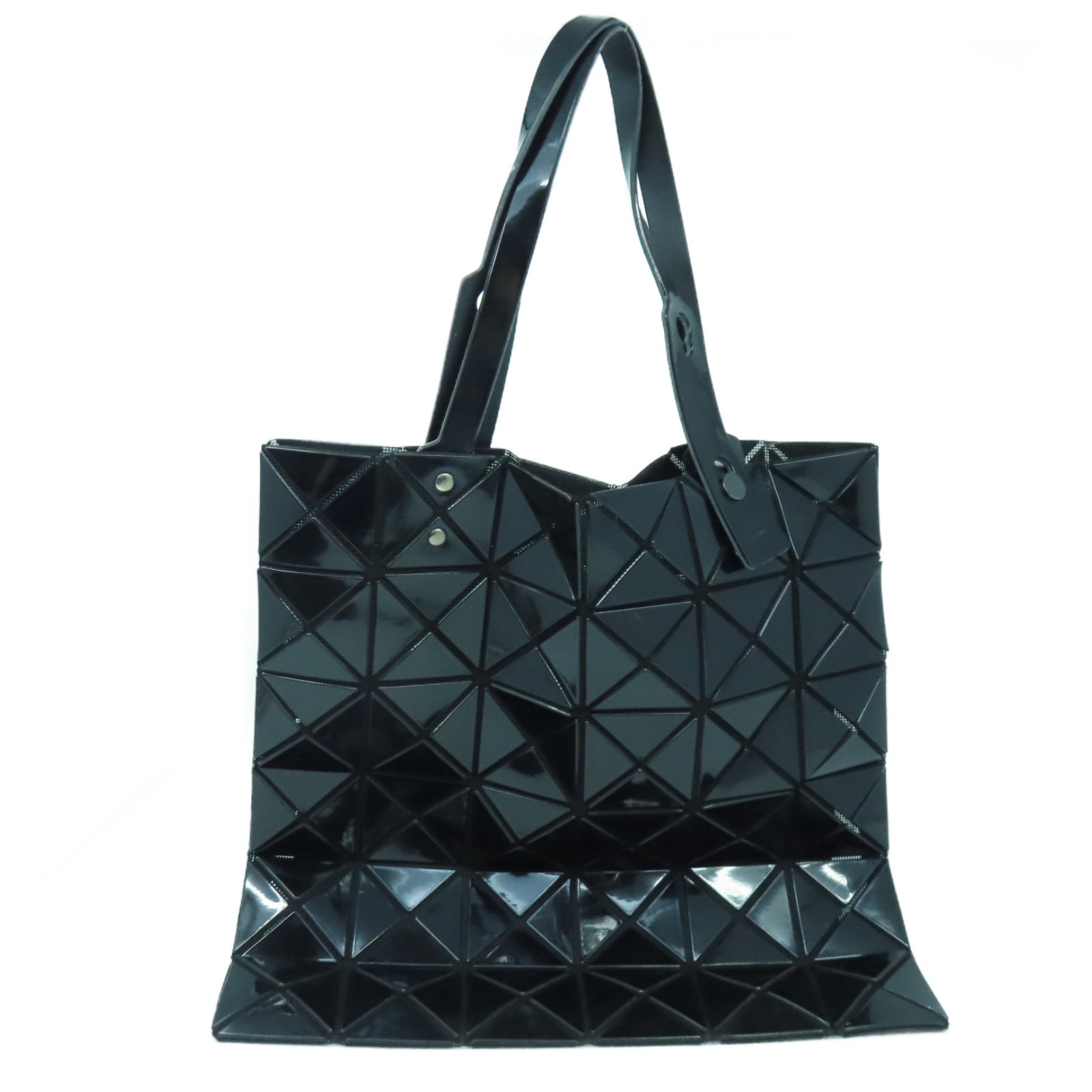 me ISSEY MIYAKE PVC Bao Bao銀扣手挽袋黑色