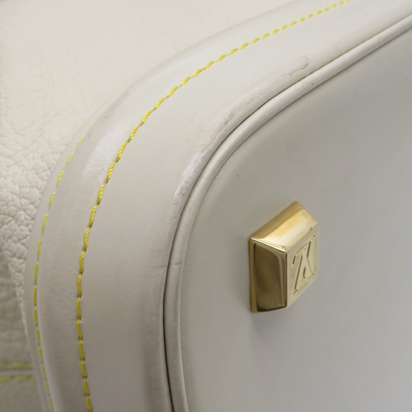 LOUIS VUITTON 【激減優惠】Suhali皮革Lockit手挽袋白色/Ivory