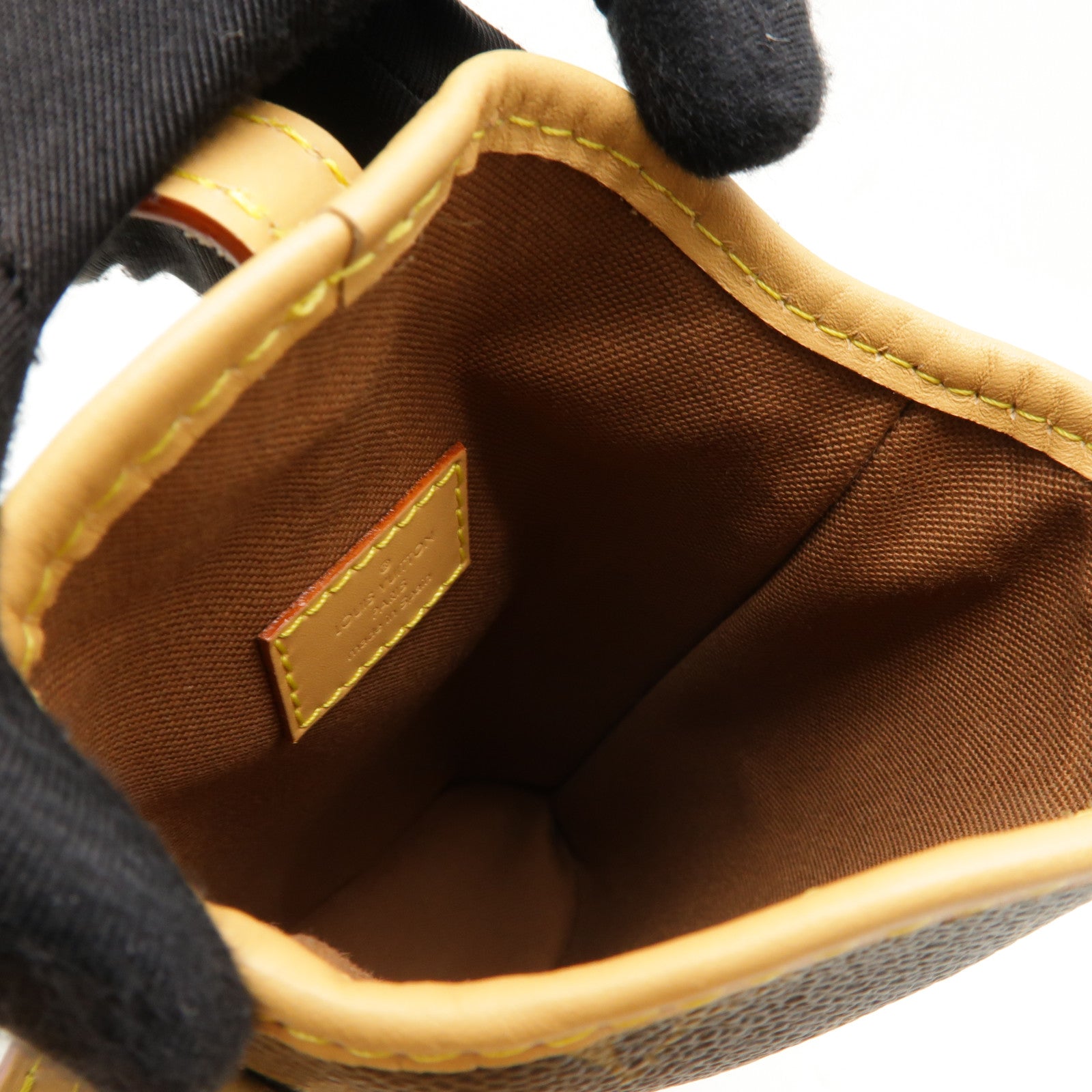 LOUIS VUITTON Monogram Fold Me金扣肩背袋棕色