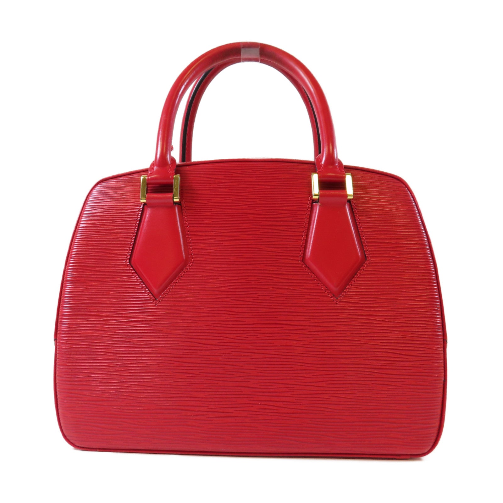 LOUIS VUITTON Epi Sablon金扣手挽袋紅色