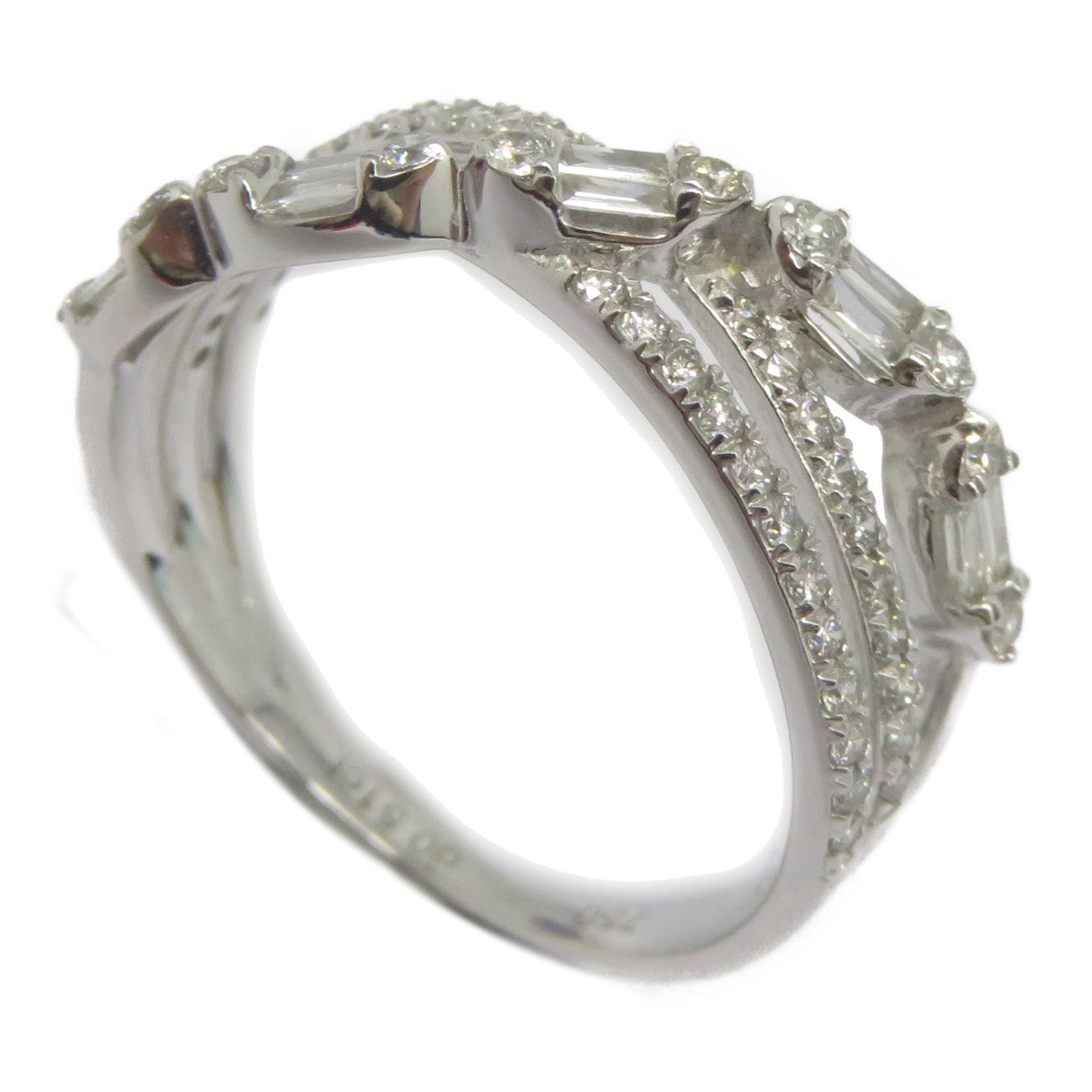 JEWELRY 18K白金Diamond Ring 0.51ct鑽石戒指US#6