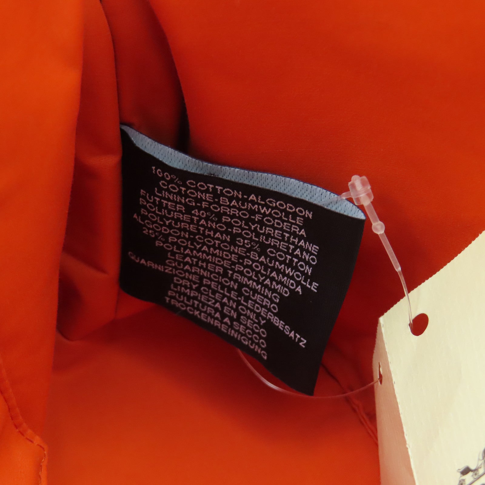 HERMES Toile H帆布Trousse Bolide MM銀扣手拿包橙色