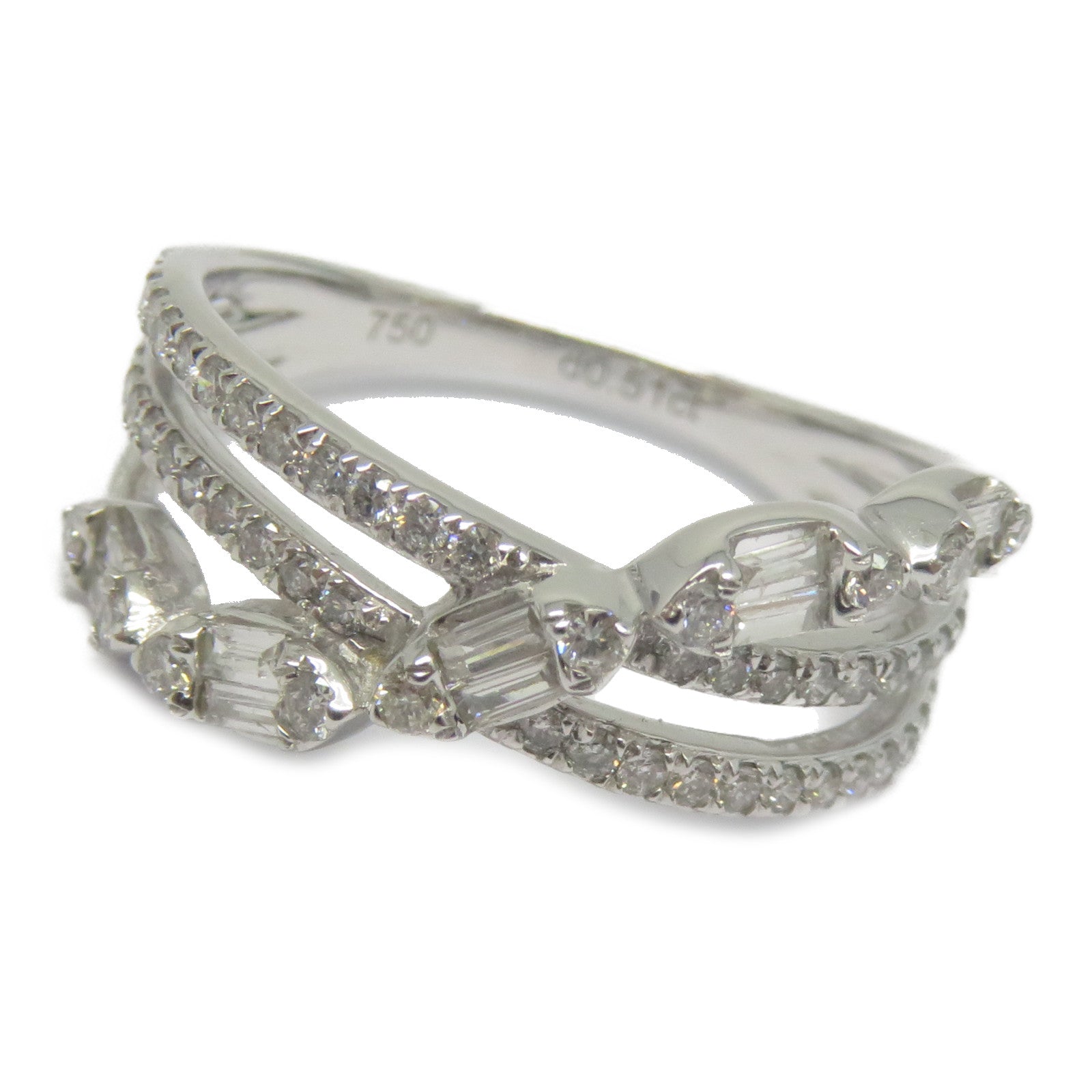 JEWELRY 18K白金Diamond Ring 0.51ct鑽石戒指US#6