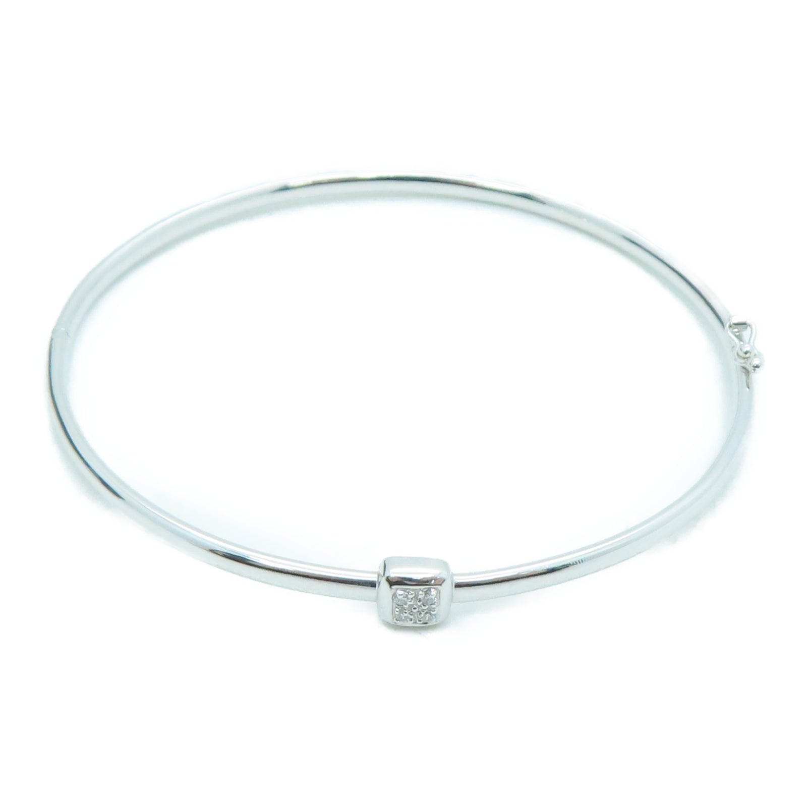 JEWELRY 18K白金Diamond Bangle鑽石手環