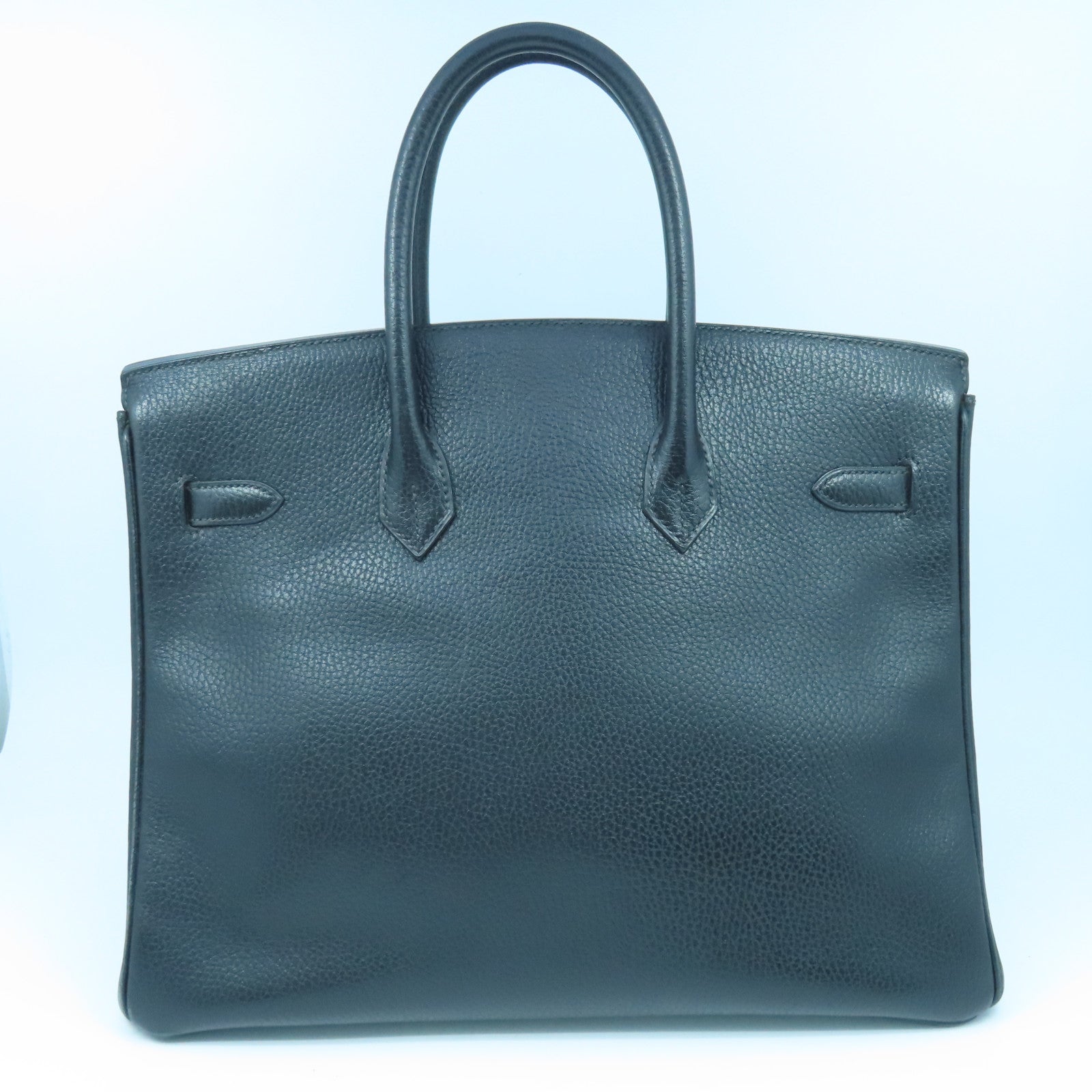 HERMES Ardennes皮革Birkin 35金扣手挽袋黑色