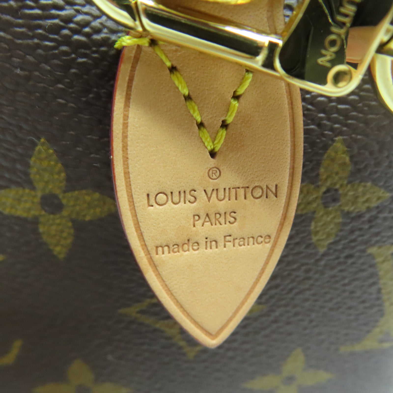LOUIS VUITTON Monogram Speedy Bandouliere 20金扣手挽肩背兩用袋棕色