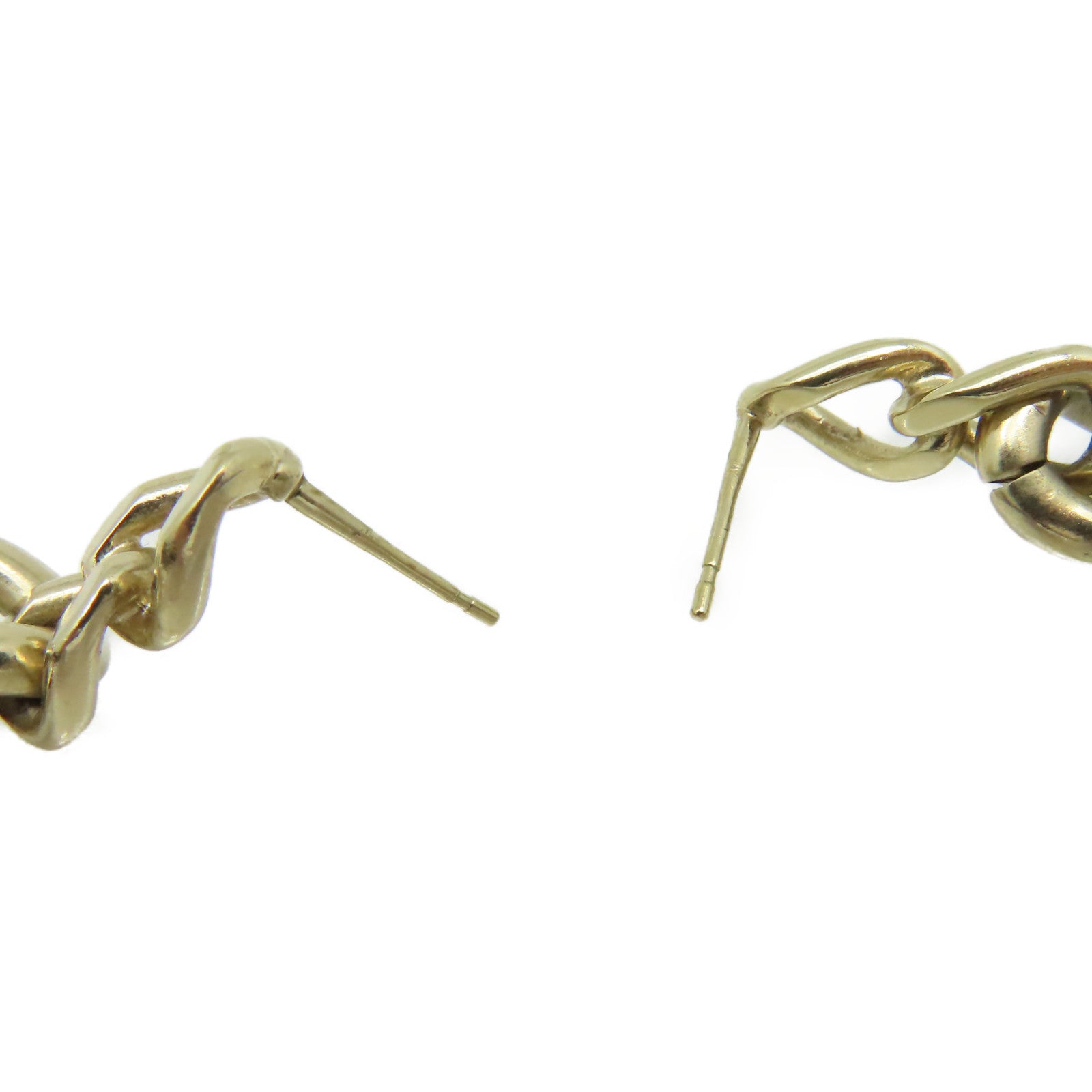 CHANEL 金屬/仿珍珠CC Earrings耳環金色/珍珠色