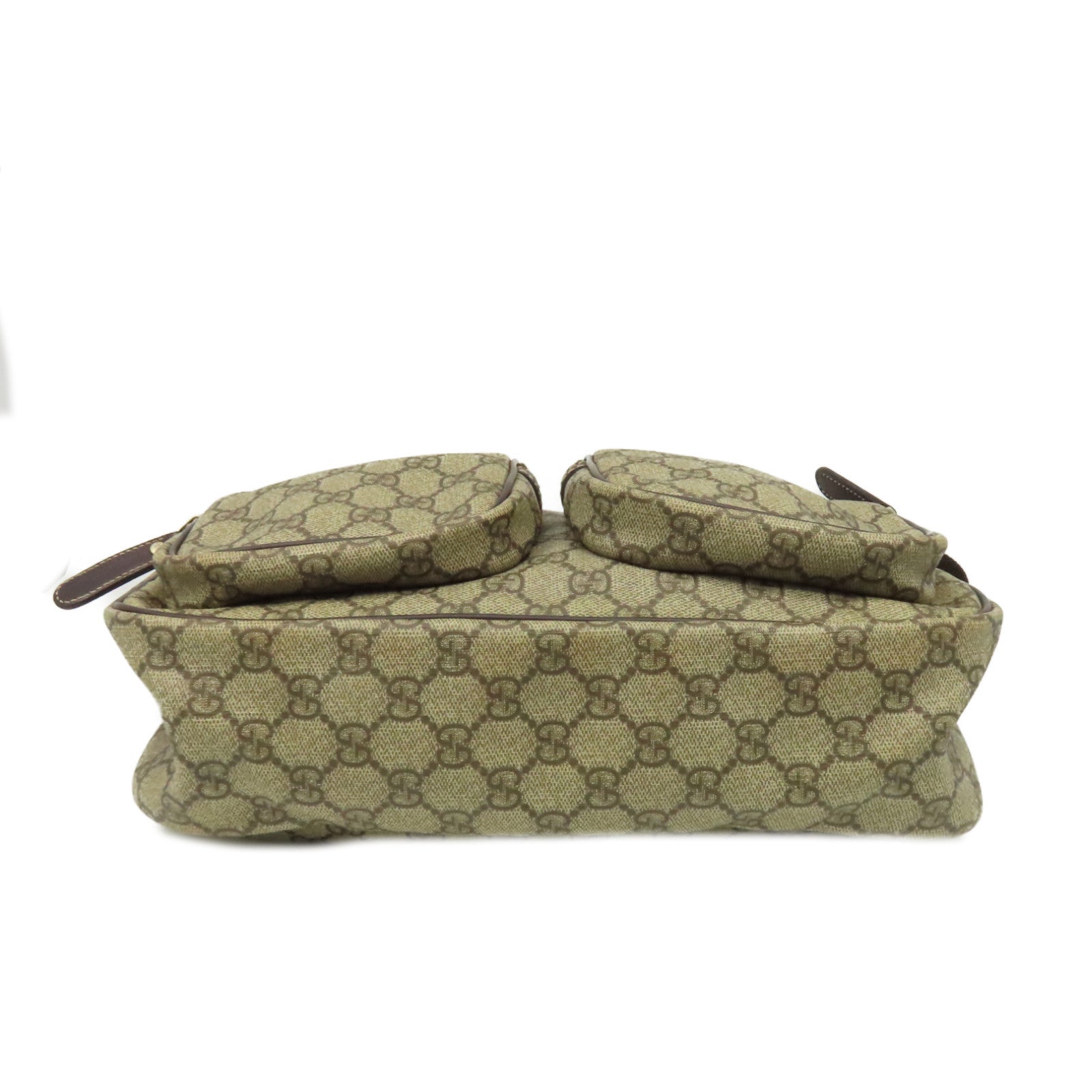 GUCCI 塗層帆布Shoulder Bag肩背袋啡色