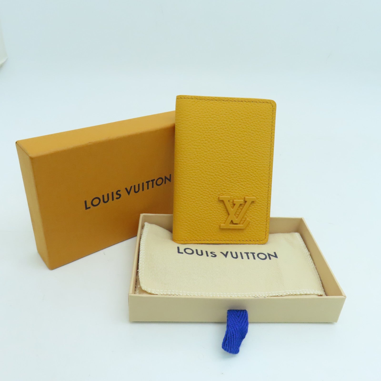 LOUIS VUITTON Aerogram Pocket Organizer Card case卡片套黄色
