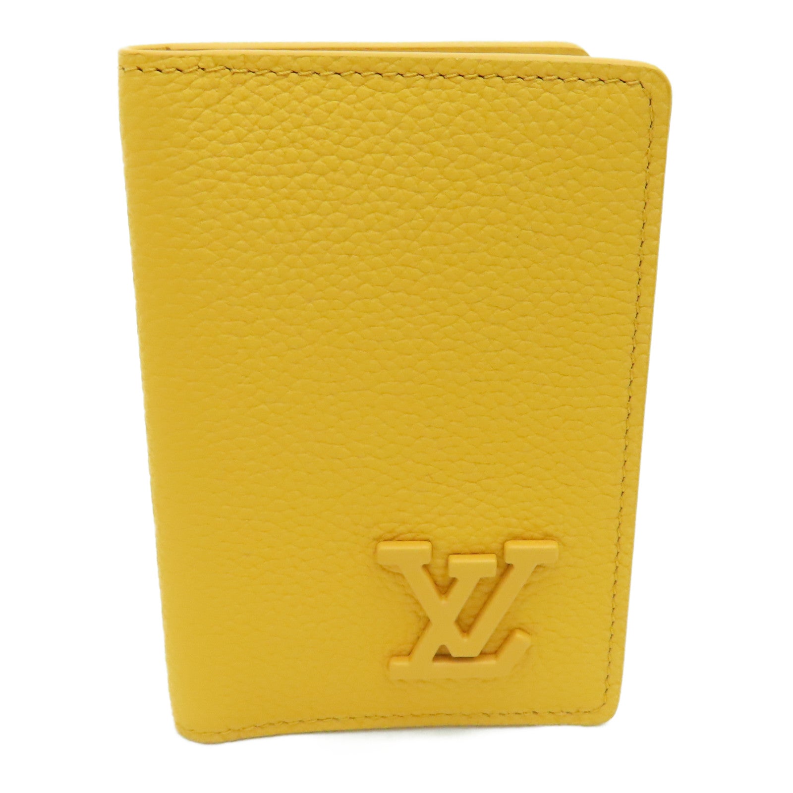 LOUIS VUITTON Aerogram Pocket Organizer Card case卡片套黄色