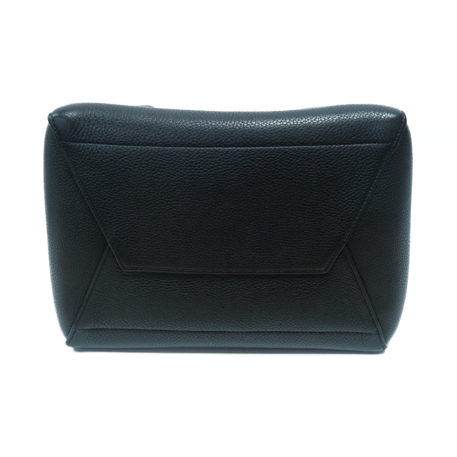 CELINE 牛皮皮革Shoulder Bag金扣肩背袋黑色