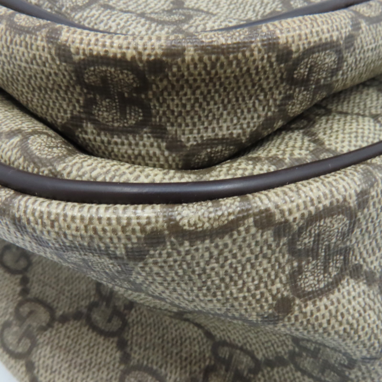 GUCCI 塗層帆布Shoulder Bag肩背袋啡色