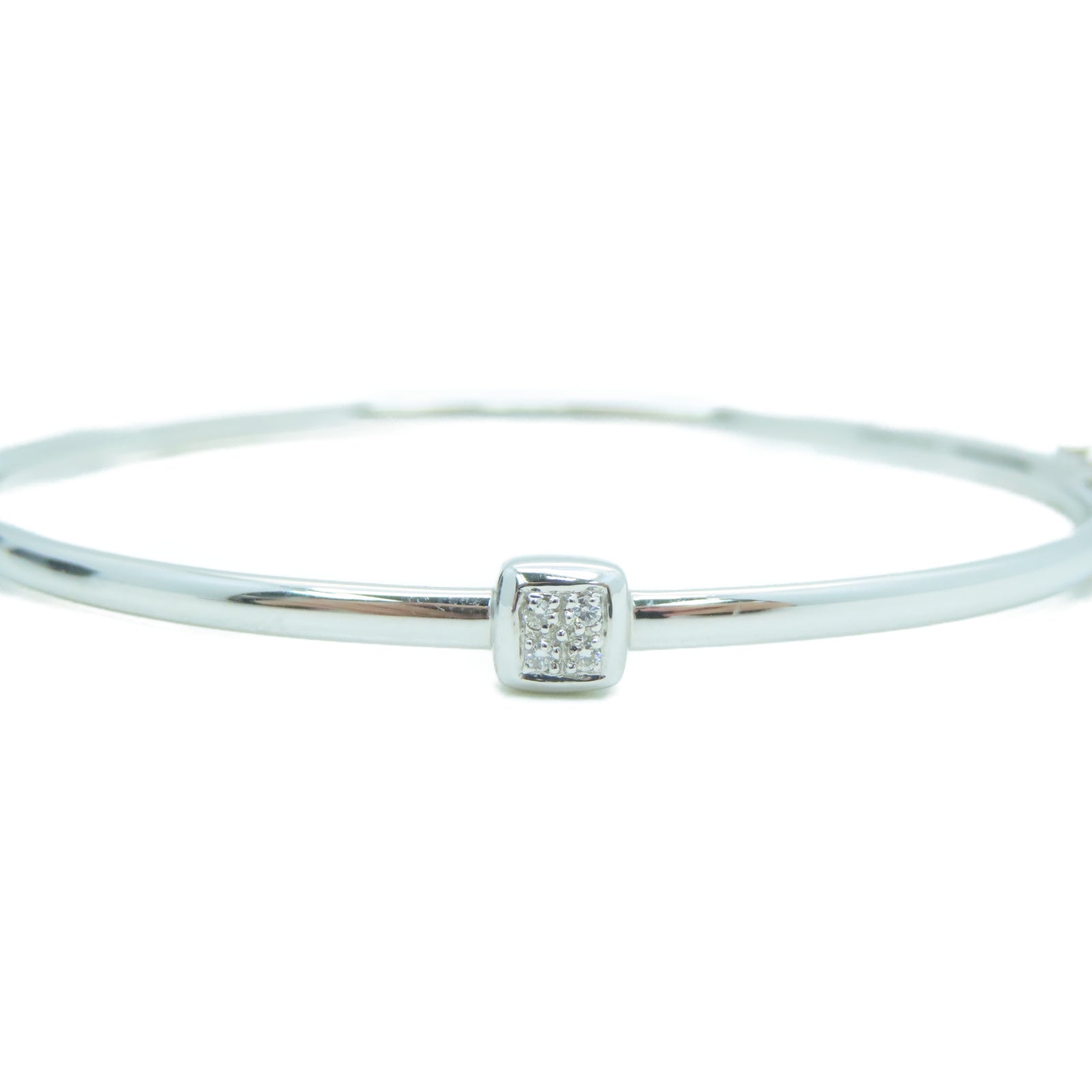 JEWELRY 18K白金Diamond Bangle鑽石手環