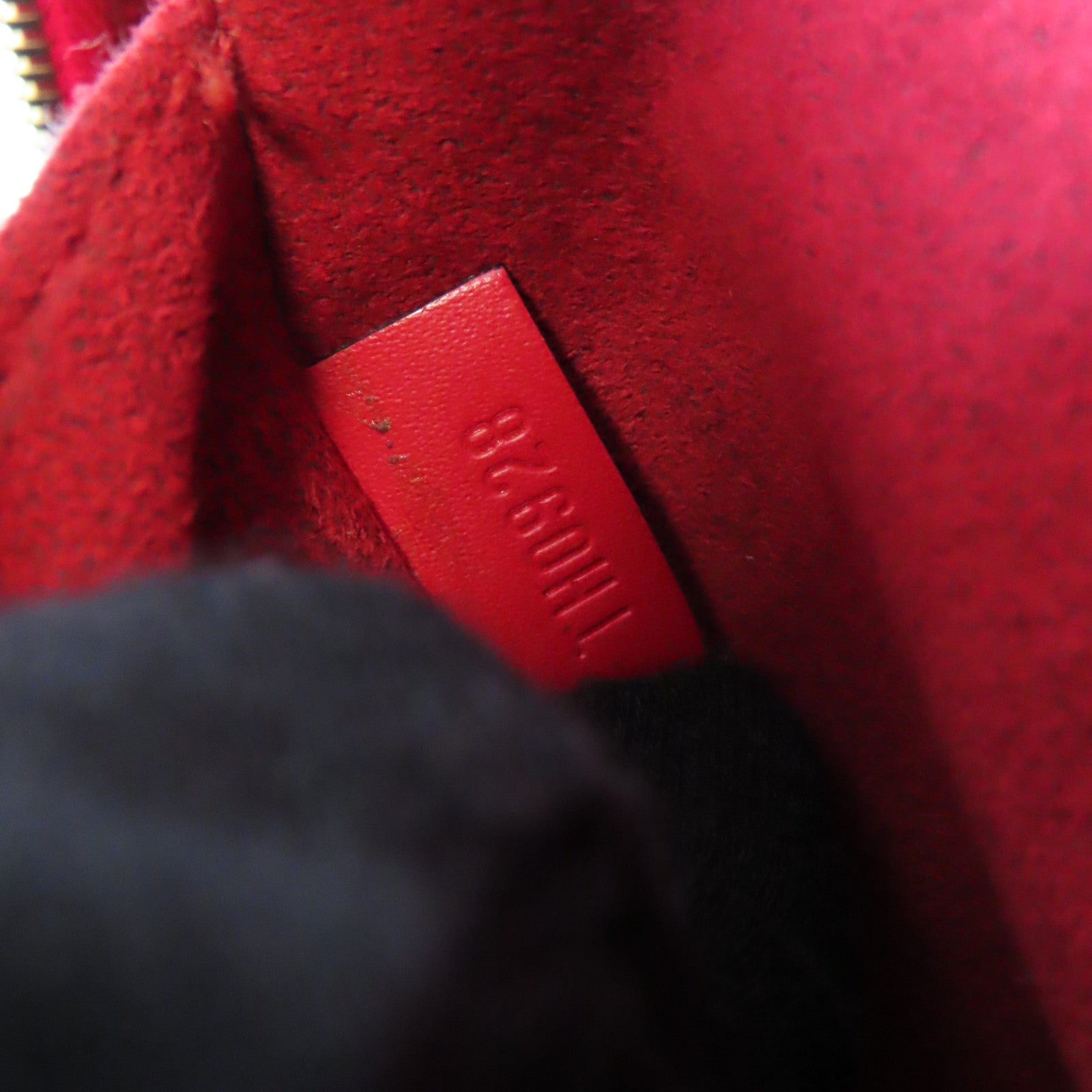 LOUIS VUITTON Epi Sablon金扣手挽袋紅色
