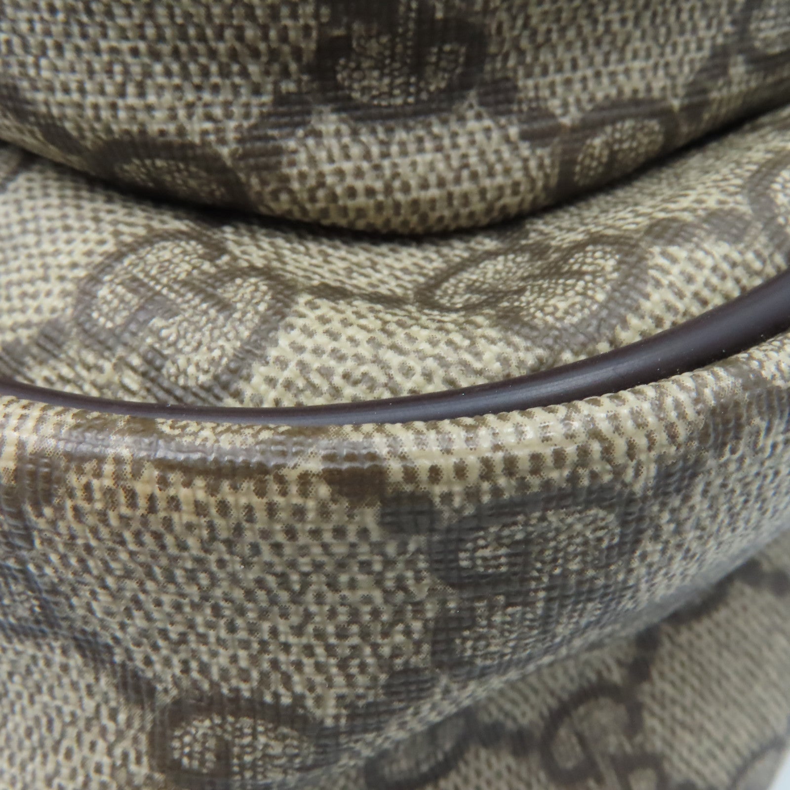 GUCCI 塗層帆布Shoulder Bag肩背袋啡色