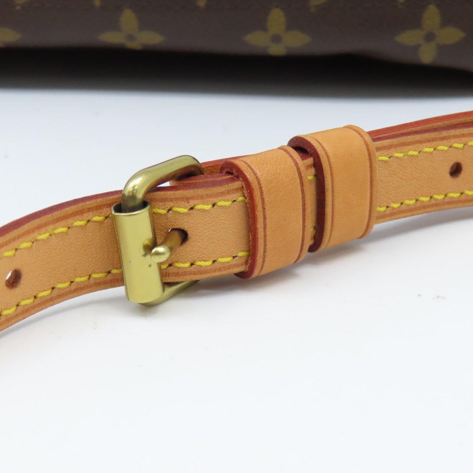 LOUIS VUITTON Monogram Trocadero 27金扣肩背袋啡色