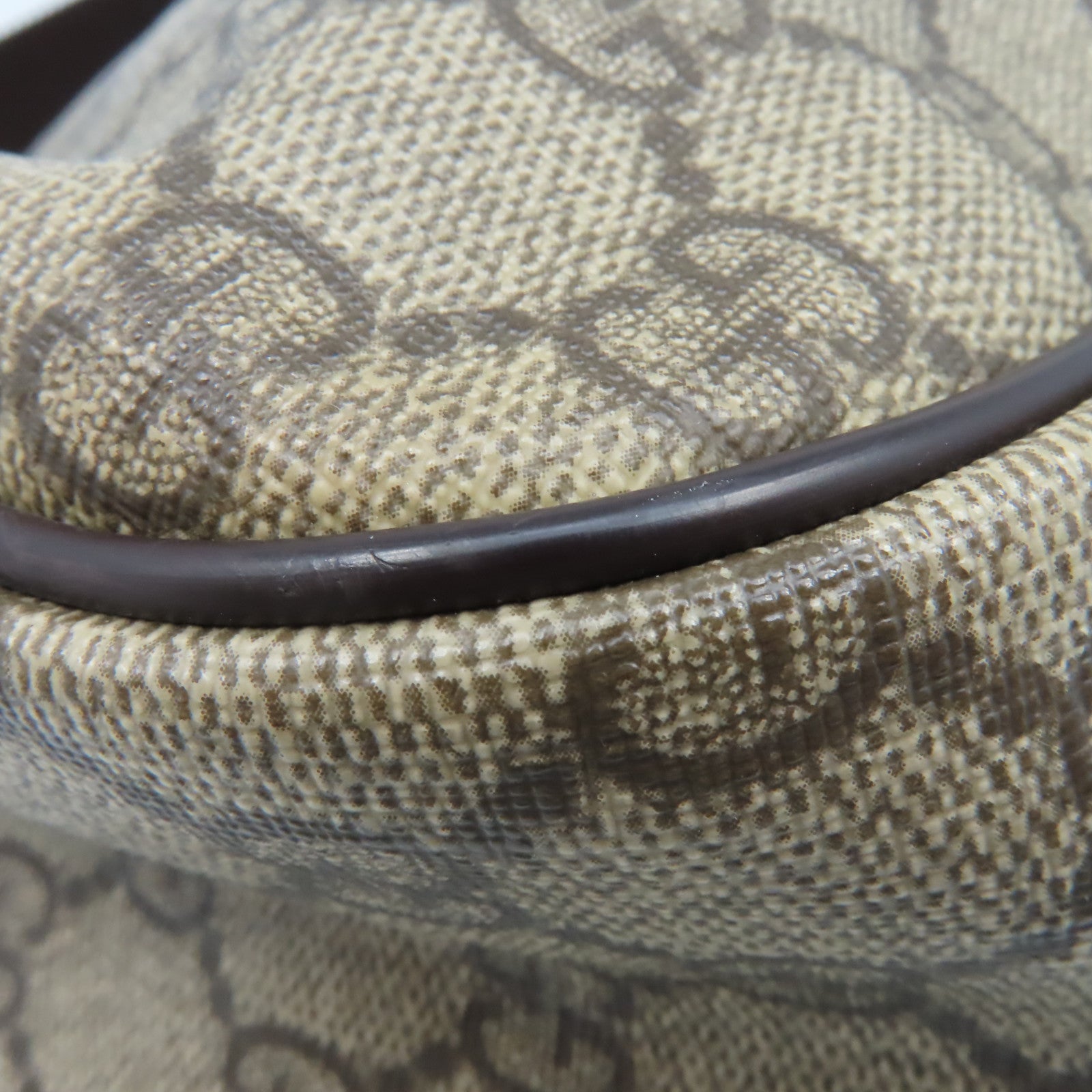 GUCCI 塗層帆布Shoulder Bag肩背袋啡色