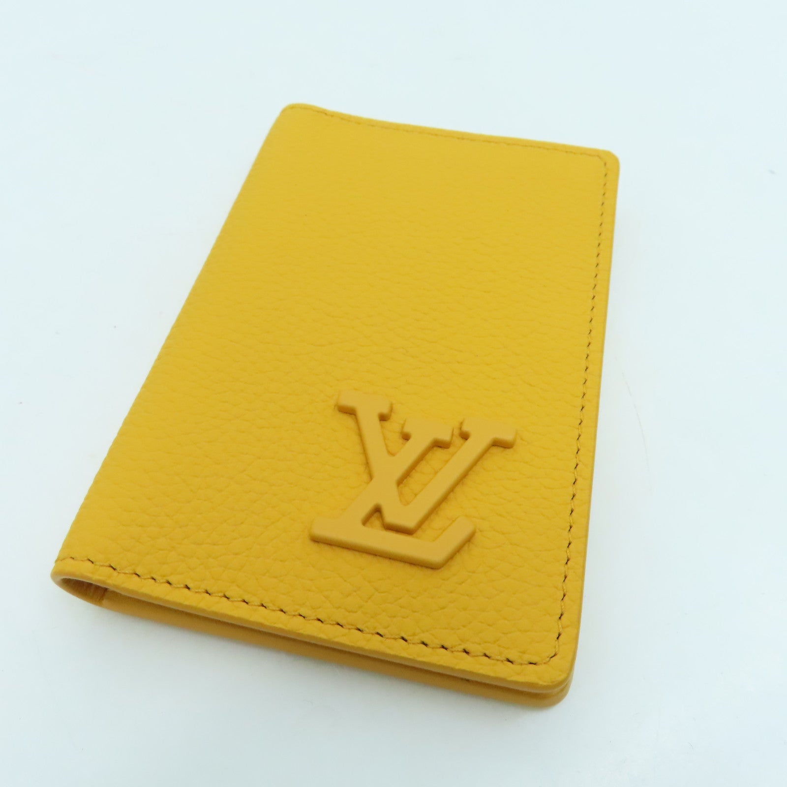 LOUIS VUITTON Aerogram Pocket Organizer Card case卡片套黄色