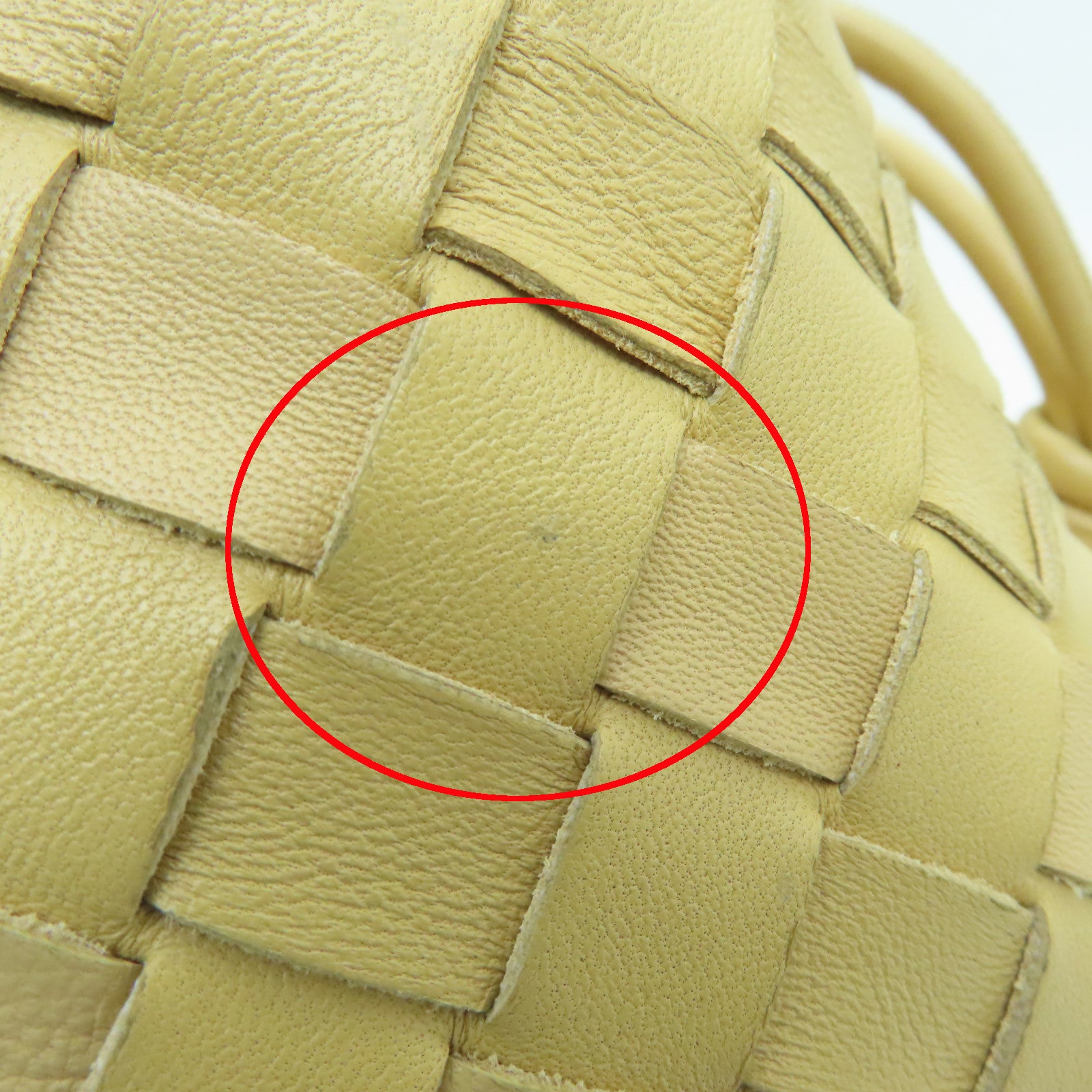 BOTTEGA VENETA Leather Small Loop Camera Bag Gold Buckle Beige