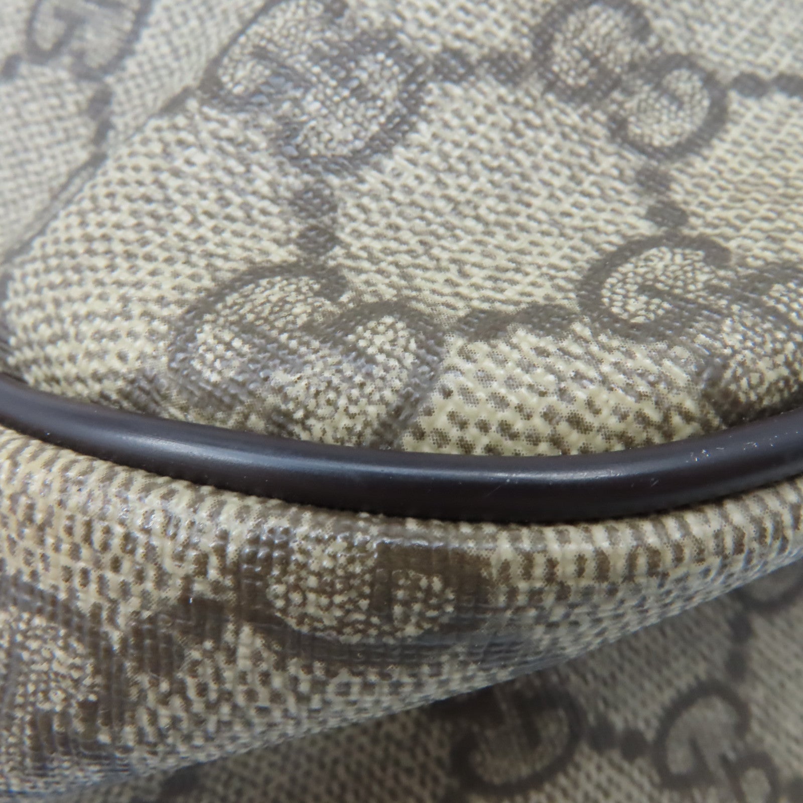 GUCCI 塗層帆布Shoulder Bag肩背袋啡色