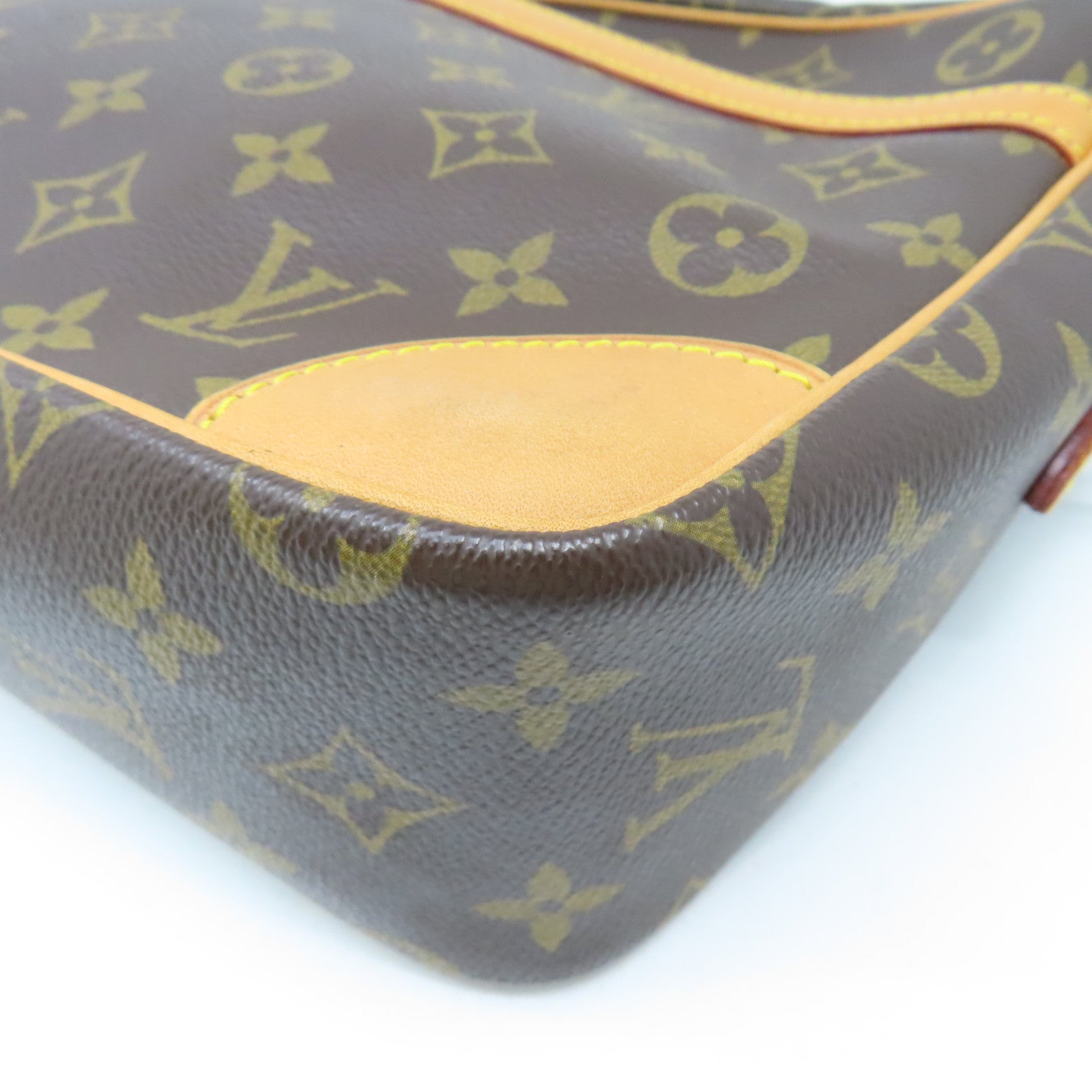 LOUIS VUITTON Monogram Trocadero 27金扣肩背袋啡色