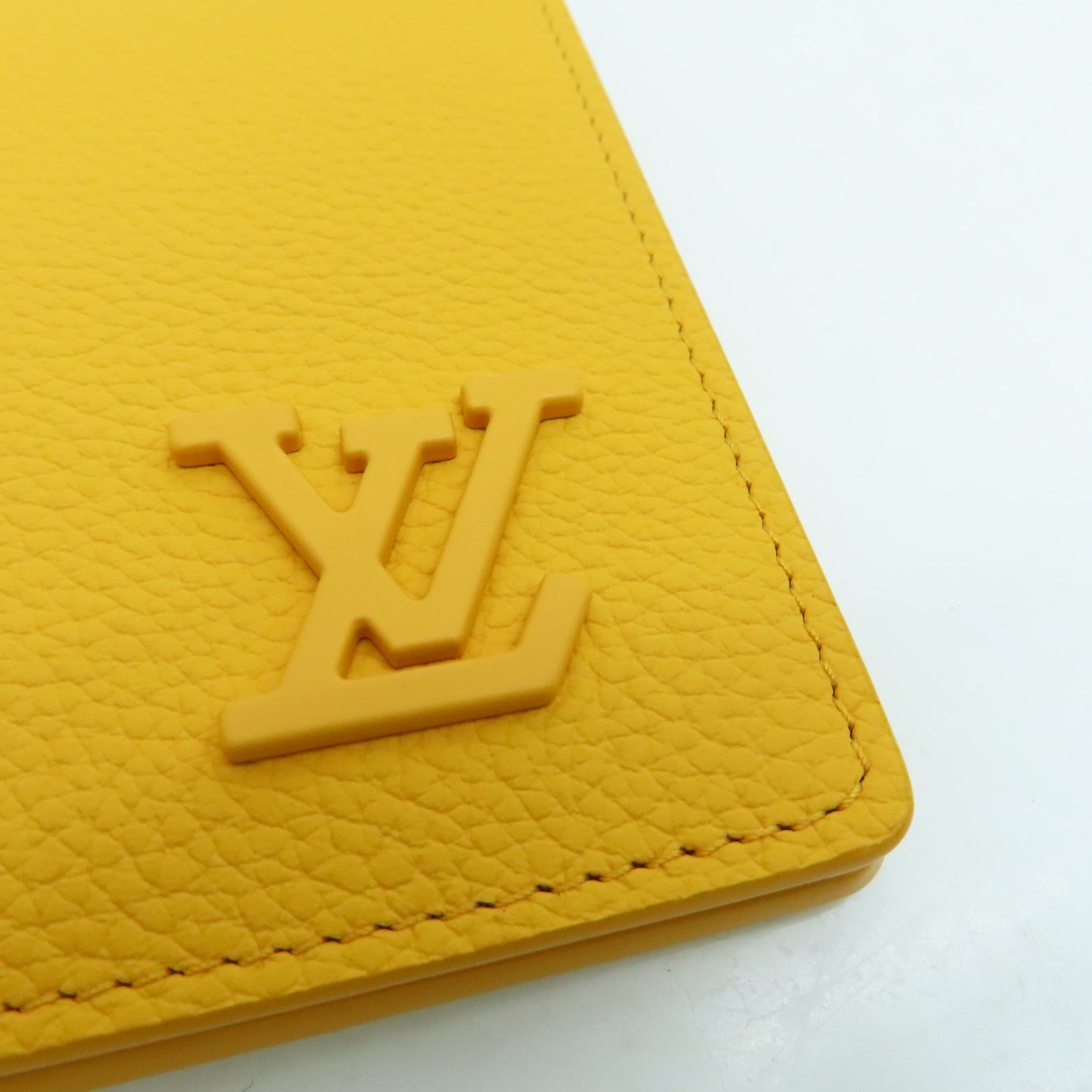 LOUIS VUITTON Aerogram Pocket Organizer Card case卡片套黄色