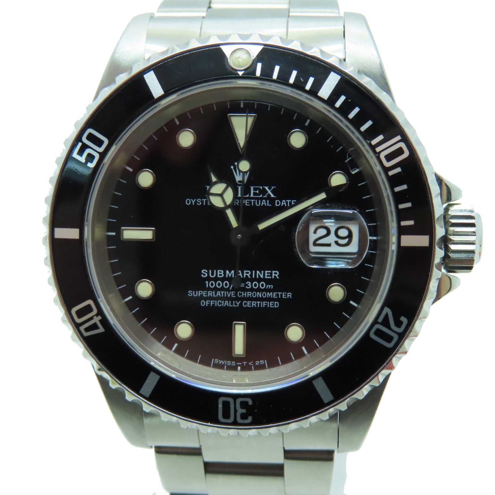 ROLEX Submarinar Date不鏽鋼手錶自動機芯黑色