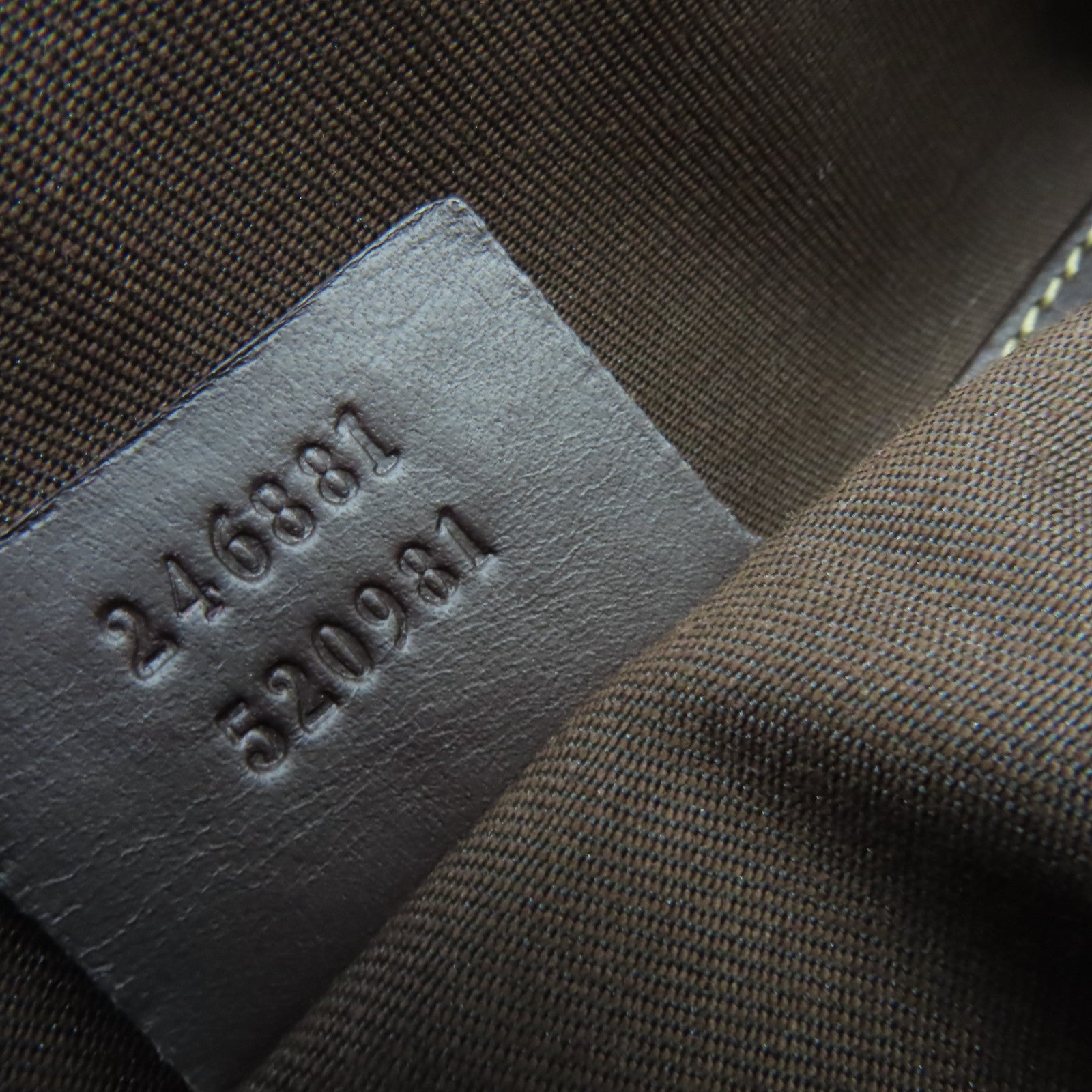 GUCCI 塗層帆布Shoulder Bag肩背袋啡色