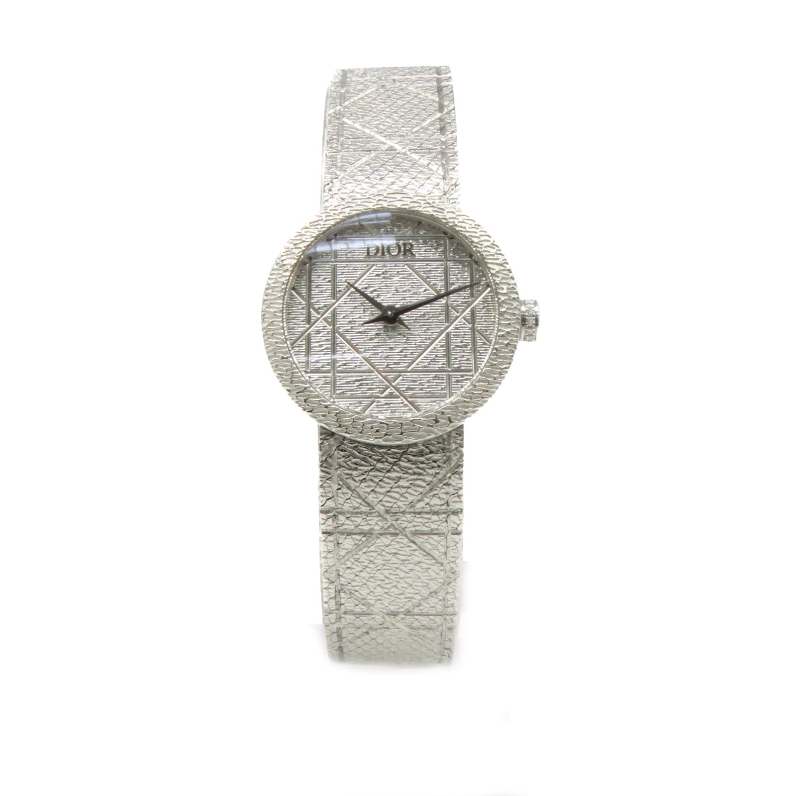 Dior La D My Dior Watch不鏽鋼石英機芯手錶銀色